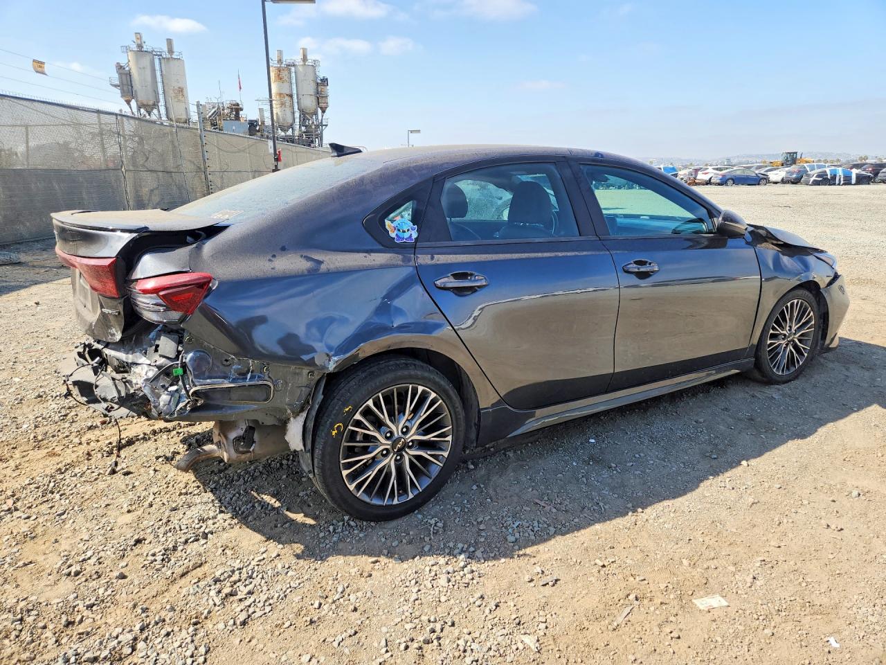 2022 Kia Forte Gt Line Угольный vin: 3KPF54AD3NE457632