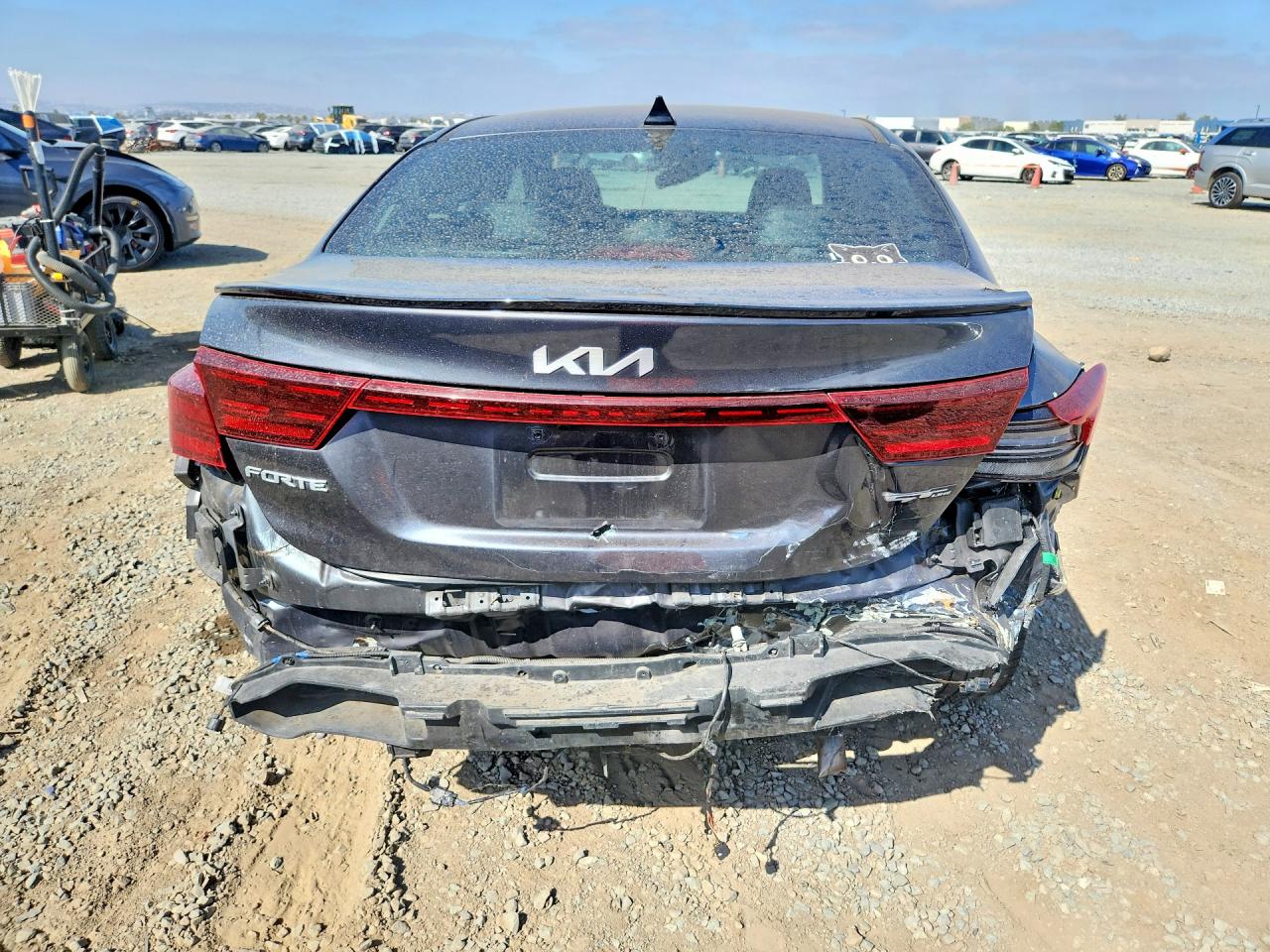 2022 Kia Forte Gt Line Угольный vin: 3KPF54AD3NE457632