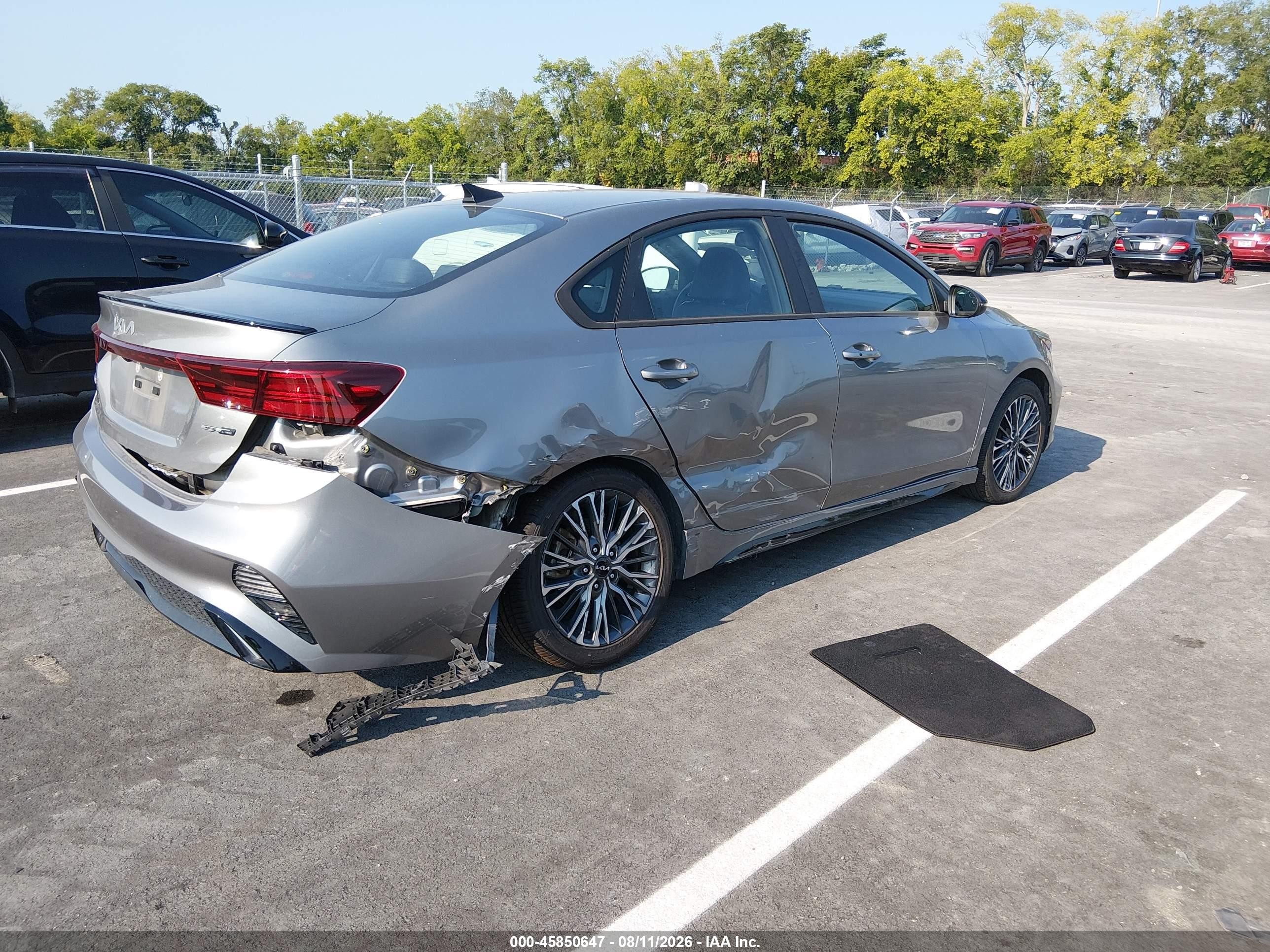2022 Kia Forte Gt-line Black vin: 3KPF54AD3NE487486