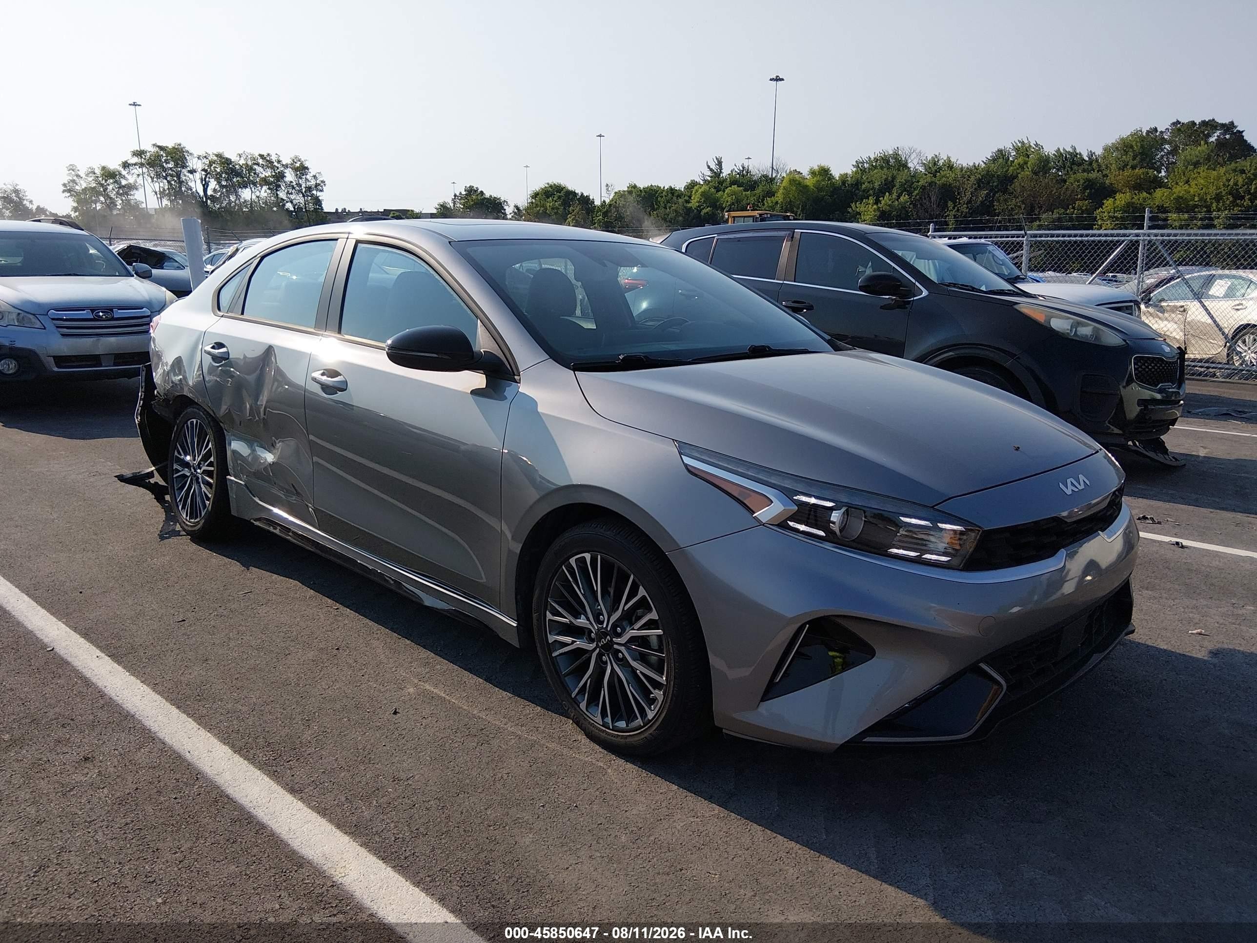 2022 Kia Forte Gt-line Black vin: 3KPF54AD3NE487486