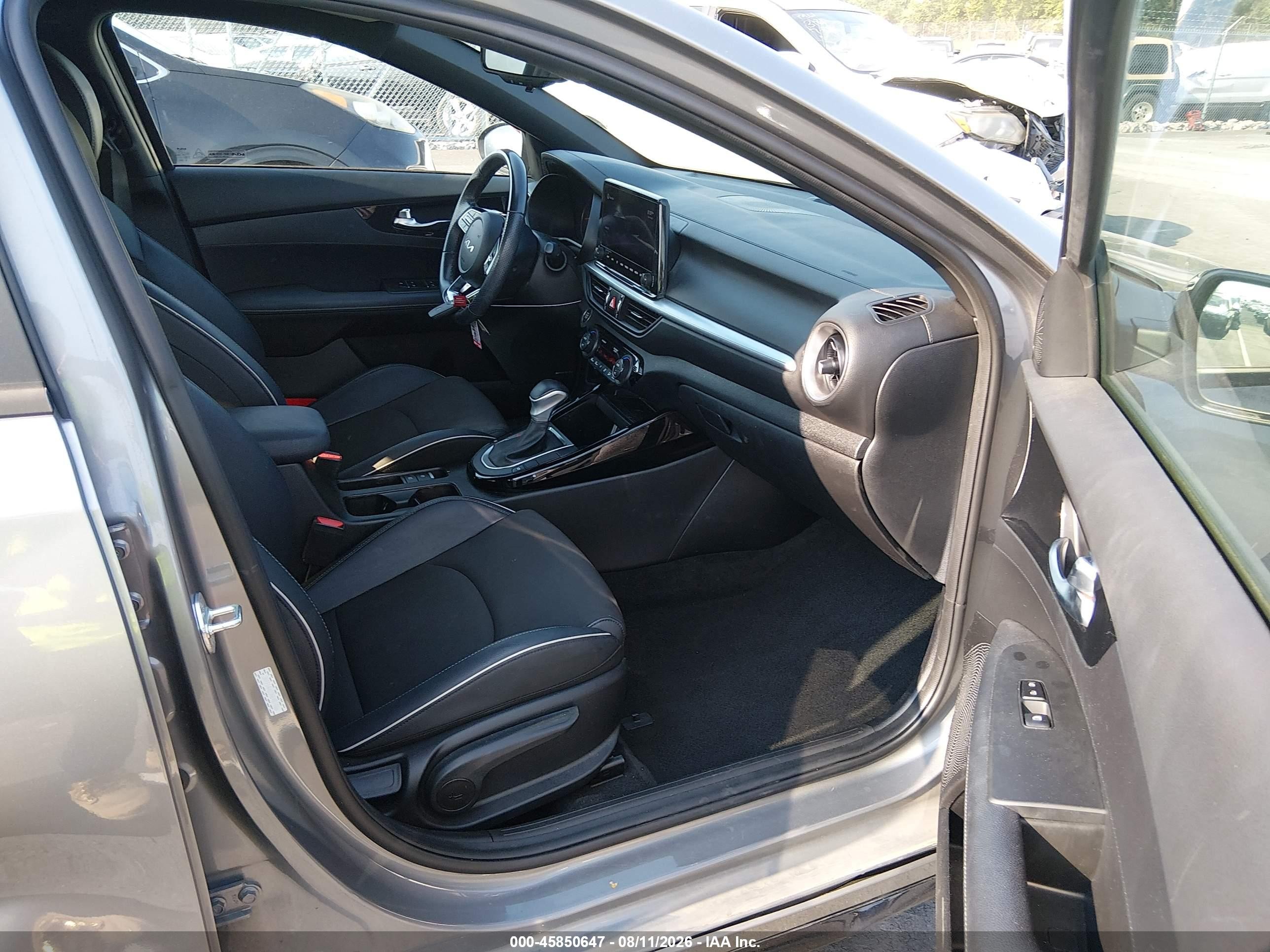 2022 Kia Forte Gt-line Black vin: 3KPF54AD3NE487486