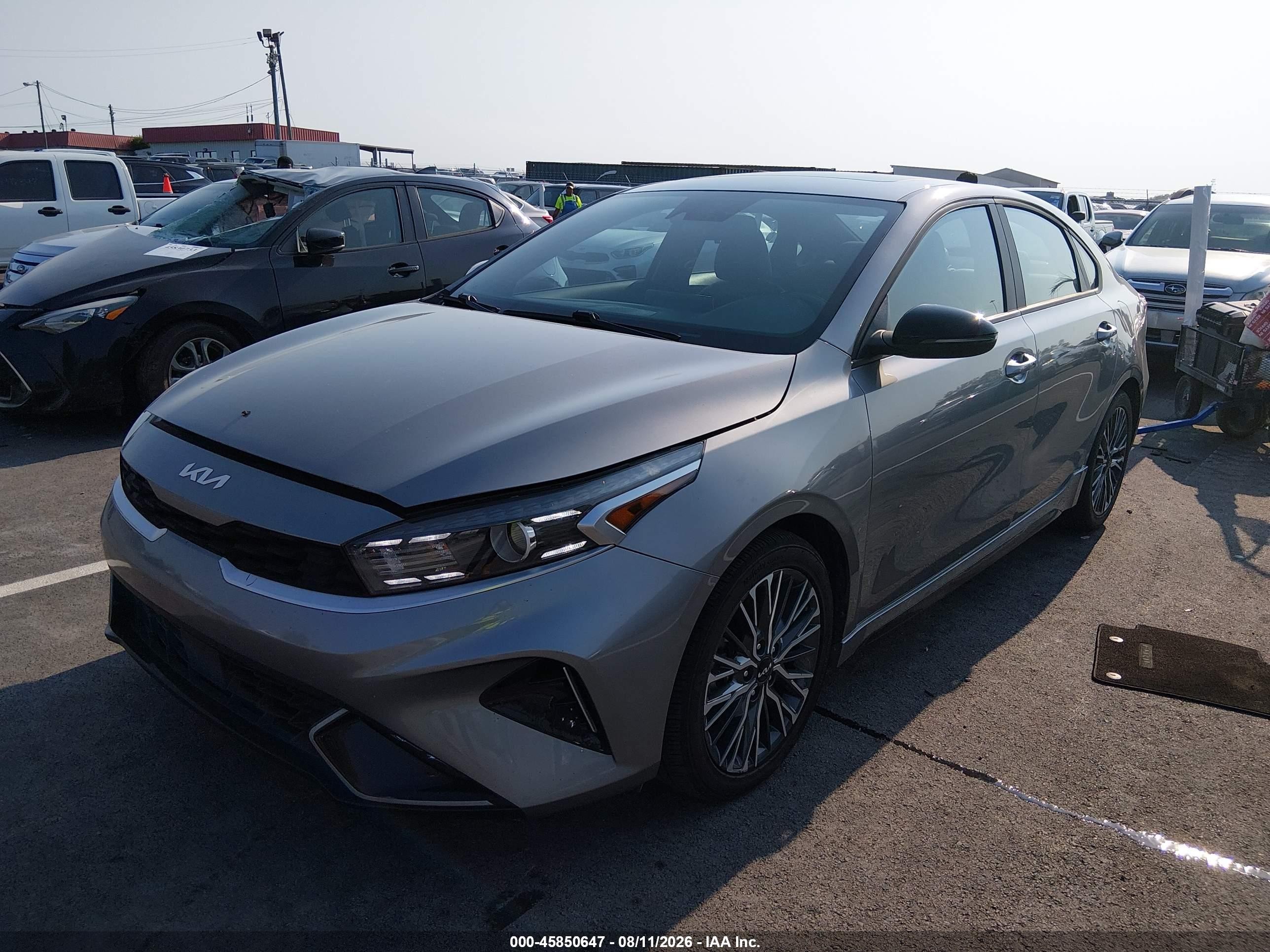 2022 Kia Forte Gt-line Black vin: 3KPF54AD3NE487486