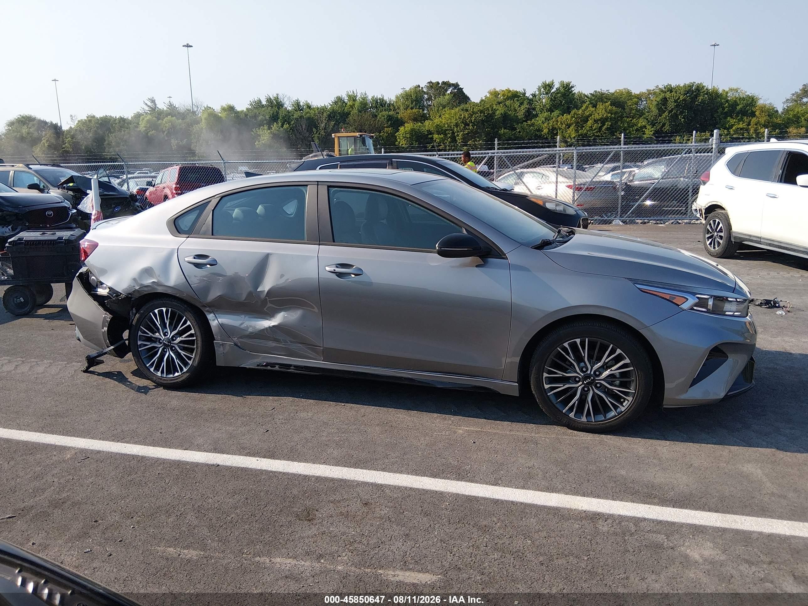 2022 Kia Forte Gt-line Black vin: 3KPF54AD3NE487486