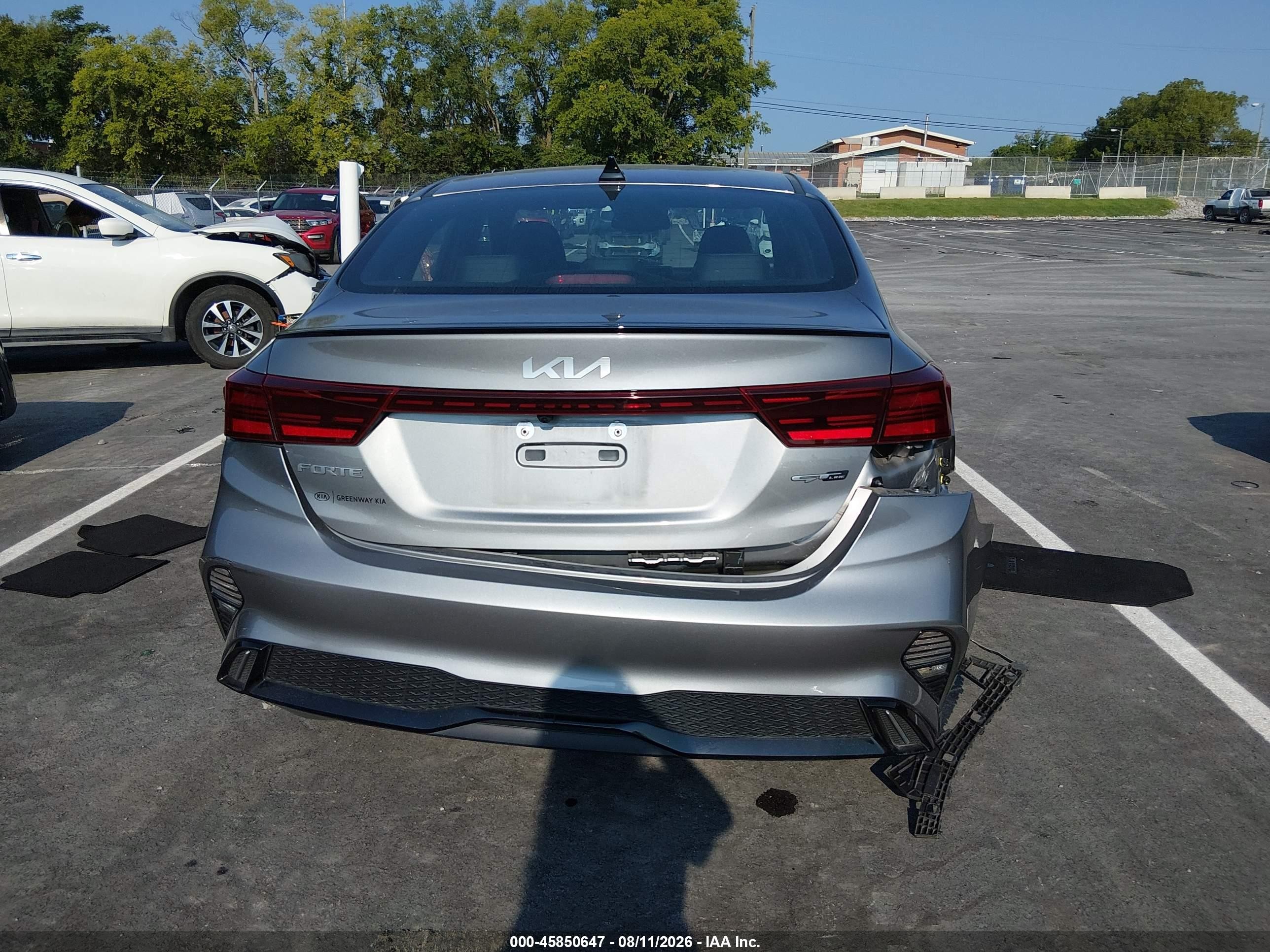 2022 Kia Forte Gt-line Black vin: 3KPF54AD3NE487486