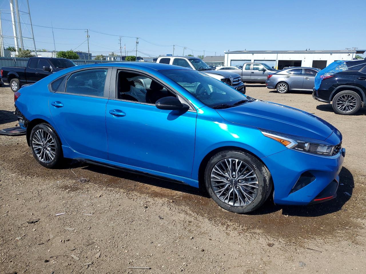 2024 Kia Forte Gt Line Blue vin: 3KPF54AD4RE700130