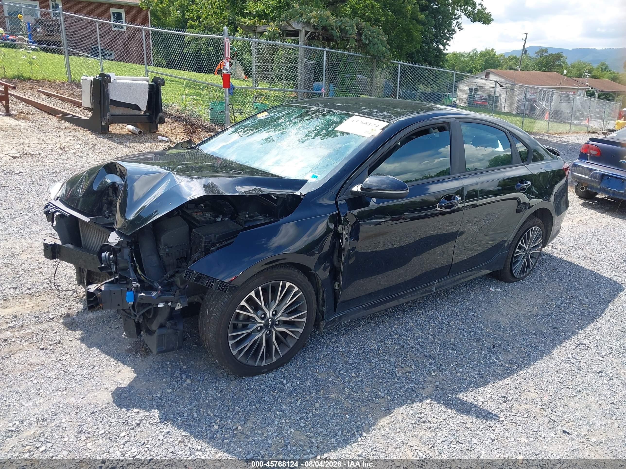 2023 Kia Forte Gt-line Black vin: 3KPF54AD5PE515677