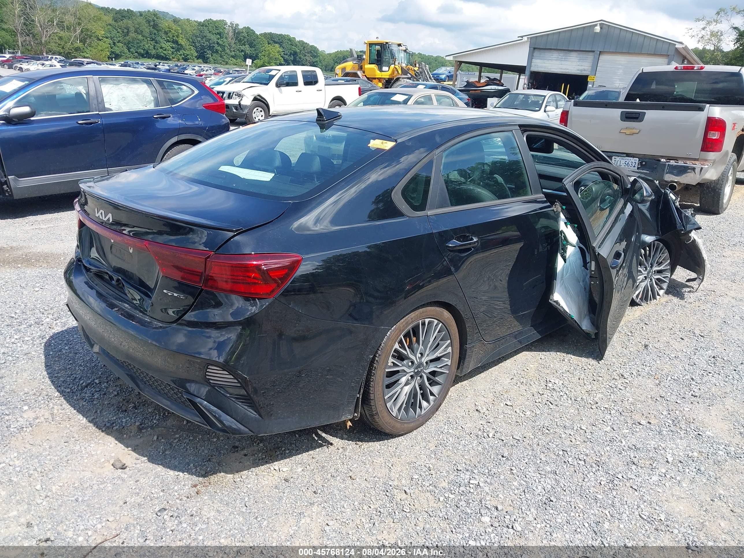 2023 Kia Forte Gt-line Black vin: 3KPF54AD5PE515677