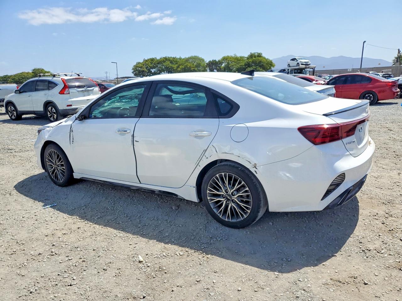 2023 Kia Forte Gt Line White vin: 3KPF54AD5PE592257