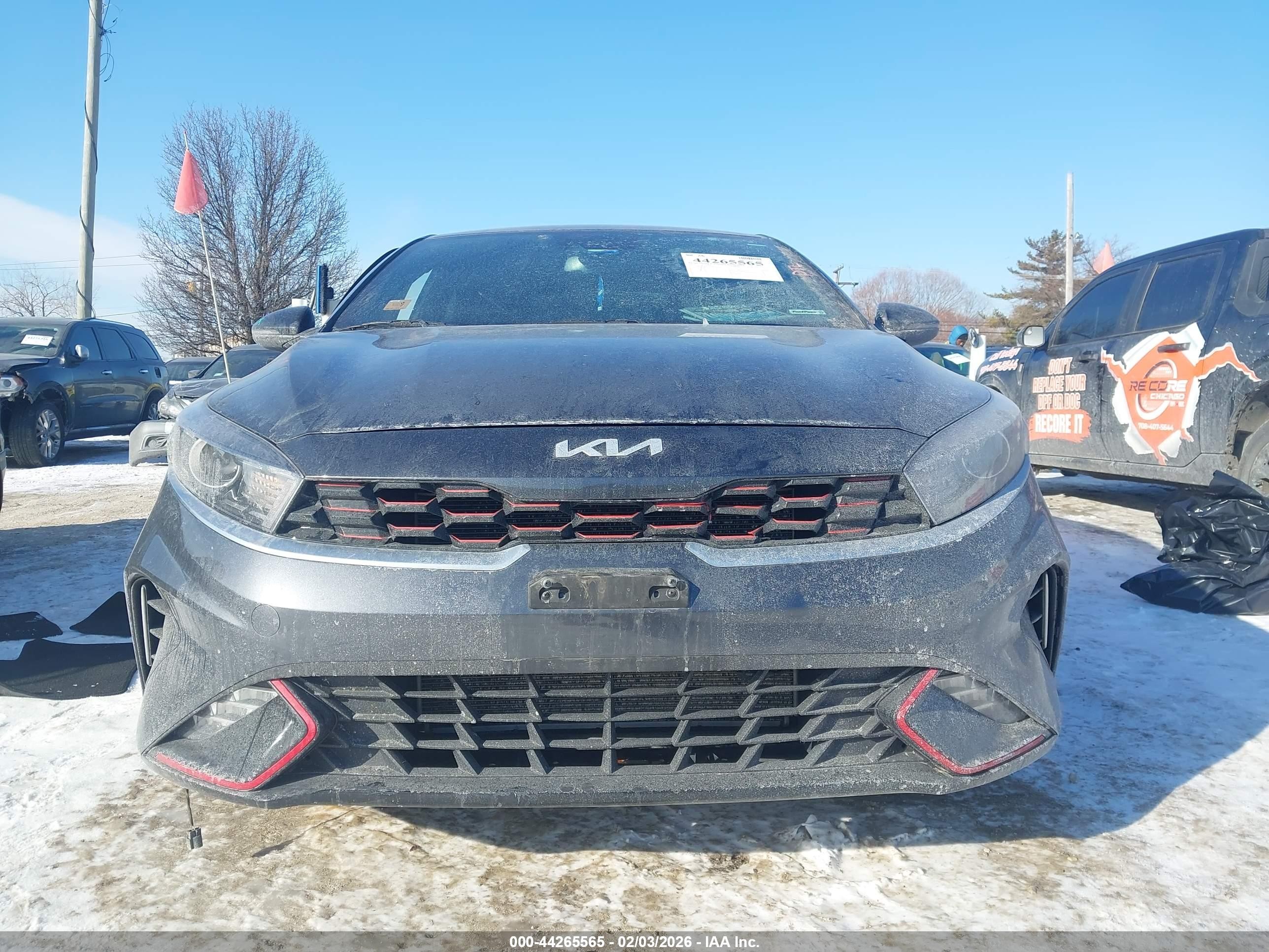 2023 Kia Forte Gt-line Blue vin: 3KPF54AD6PE614296