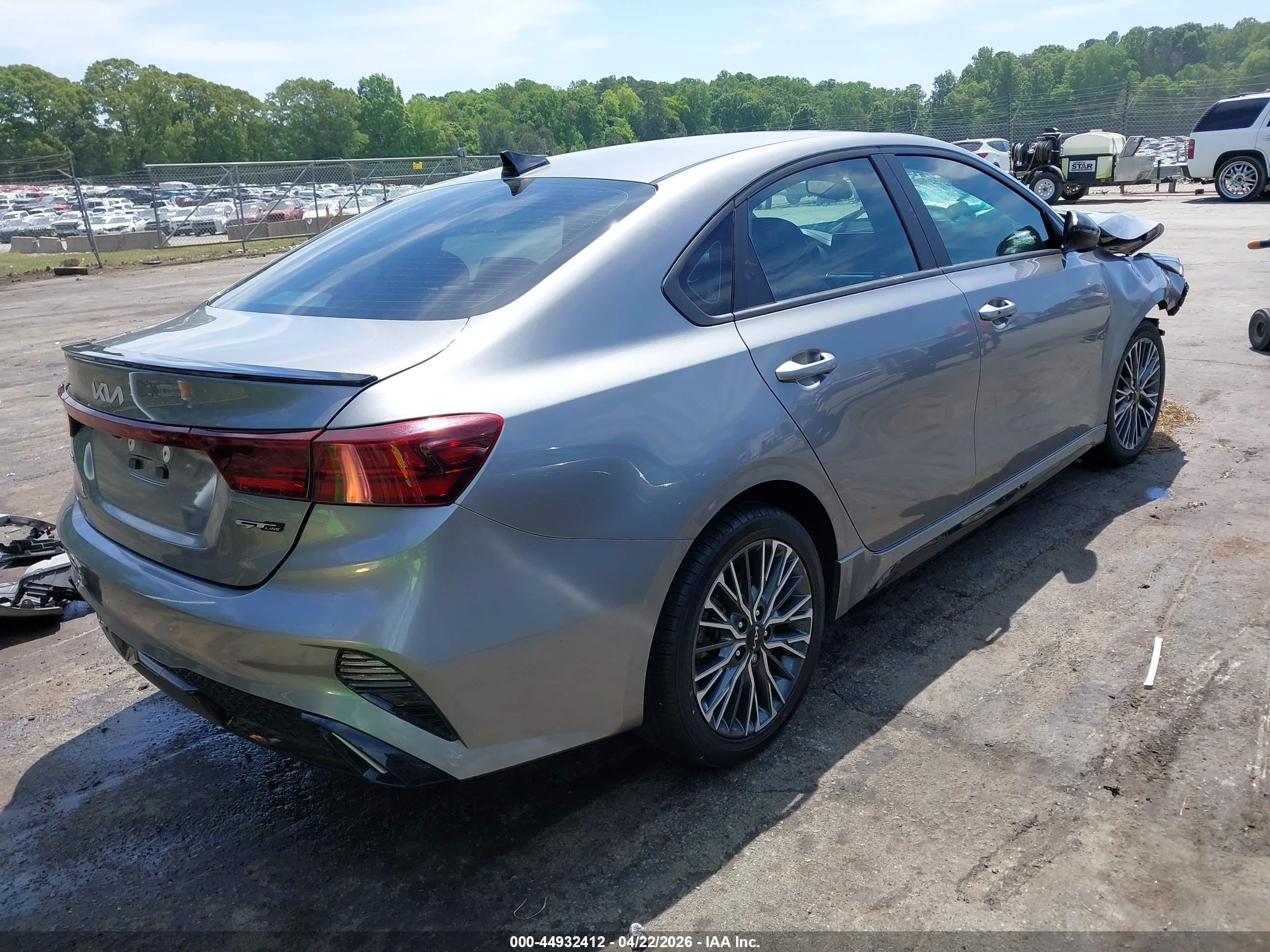 2023 Kia Forte Gt-line Gray vin: 3KPF54AD6PE642468