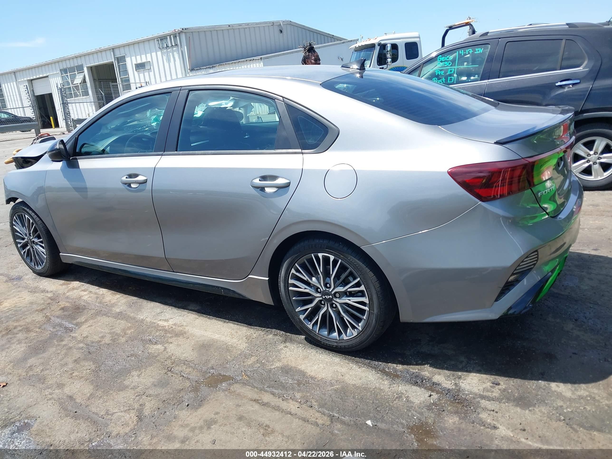 2023 Kia Forte Gt-line Gray vin: 3KPF54AD6PE642468