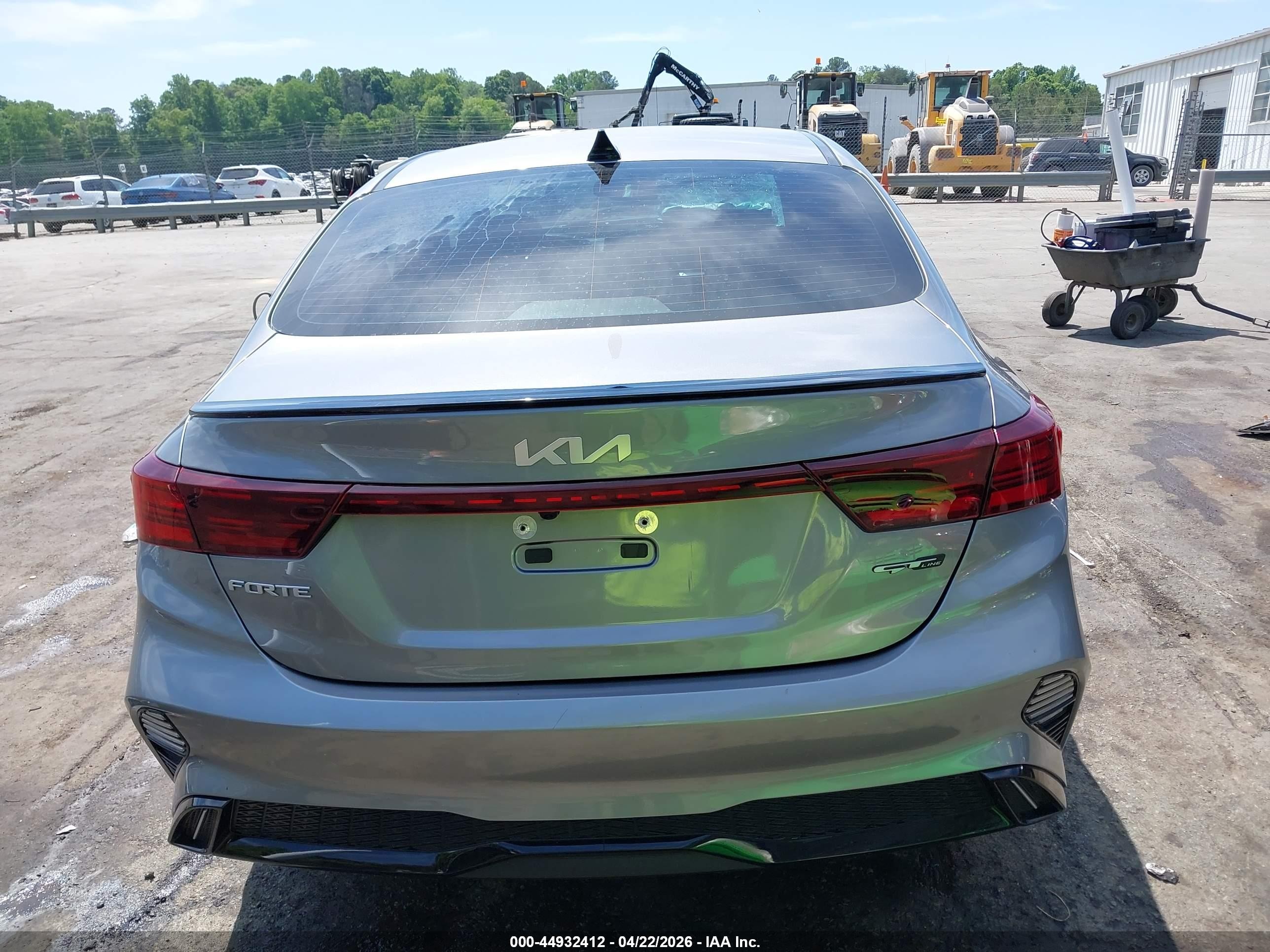 2023 Kia Forte Gt-line Gray vin: 3KPF54AD6PE642468