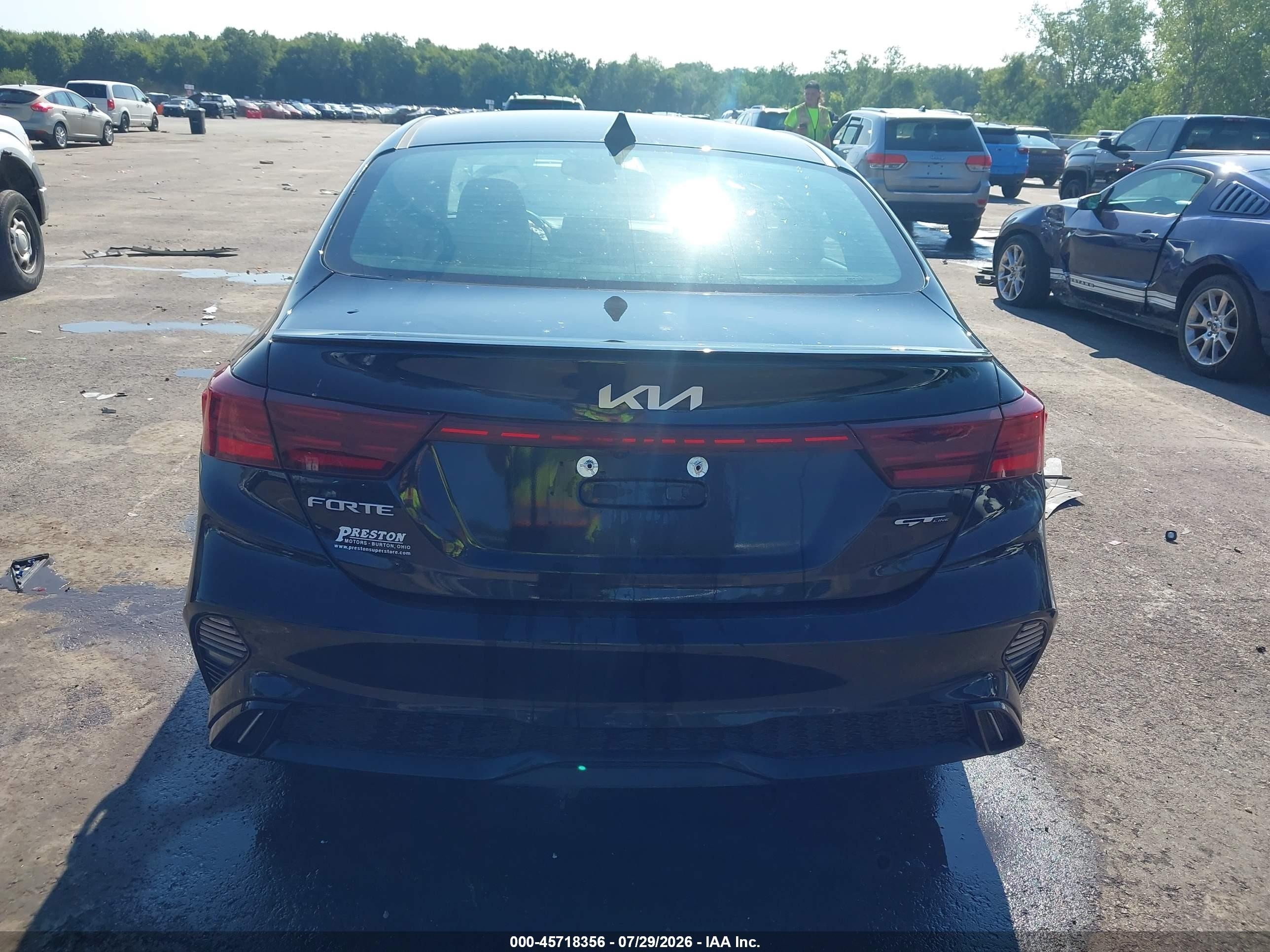 2024 Kia Forte Gt-line Black vin: 3KPF54AD6RE808989