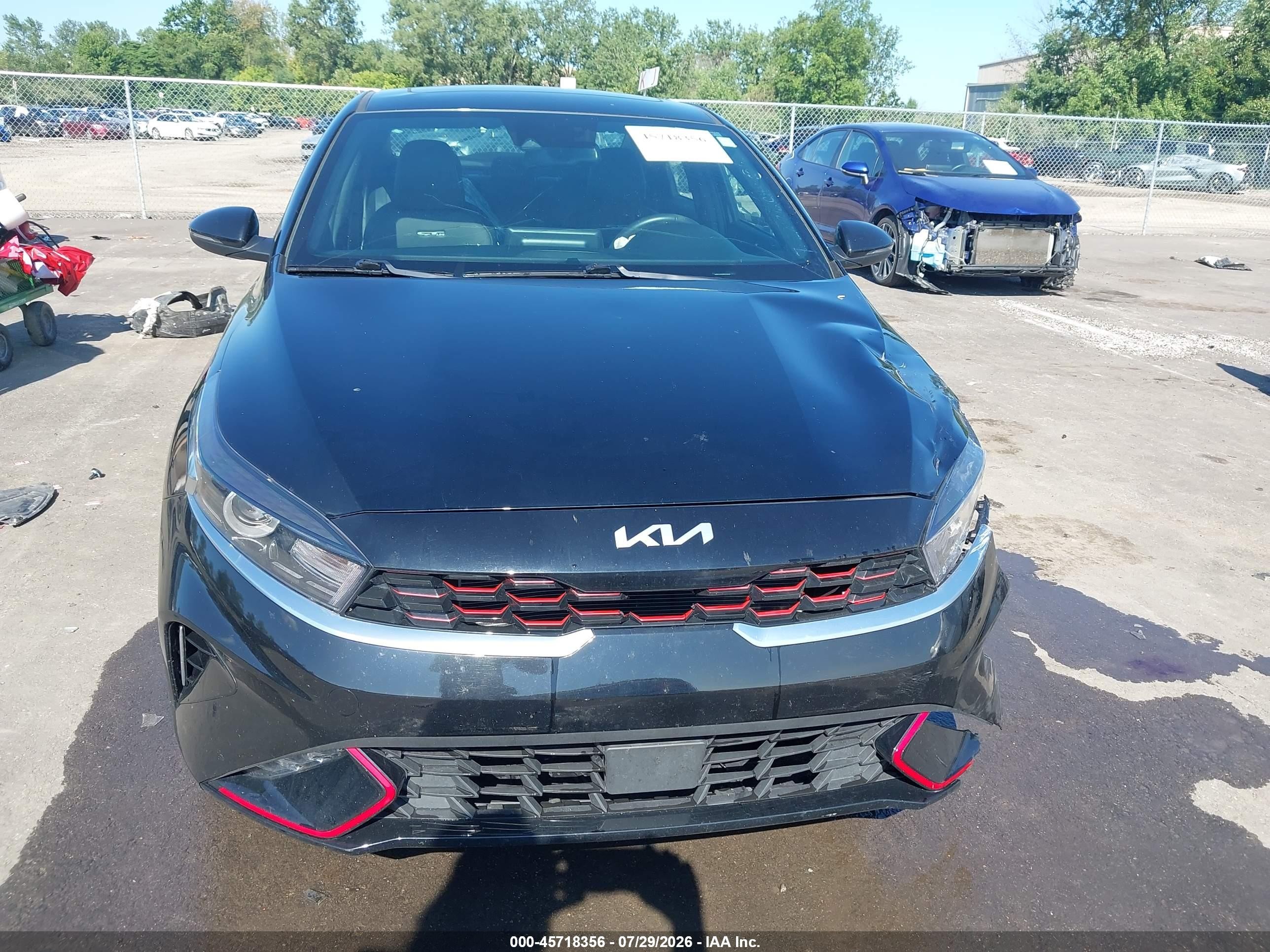 2024 Kia Forte Gt-line Black vin: 3KPF54AD6RE808989