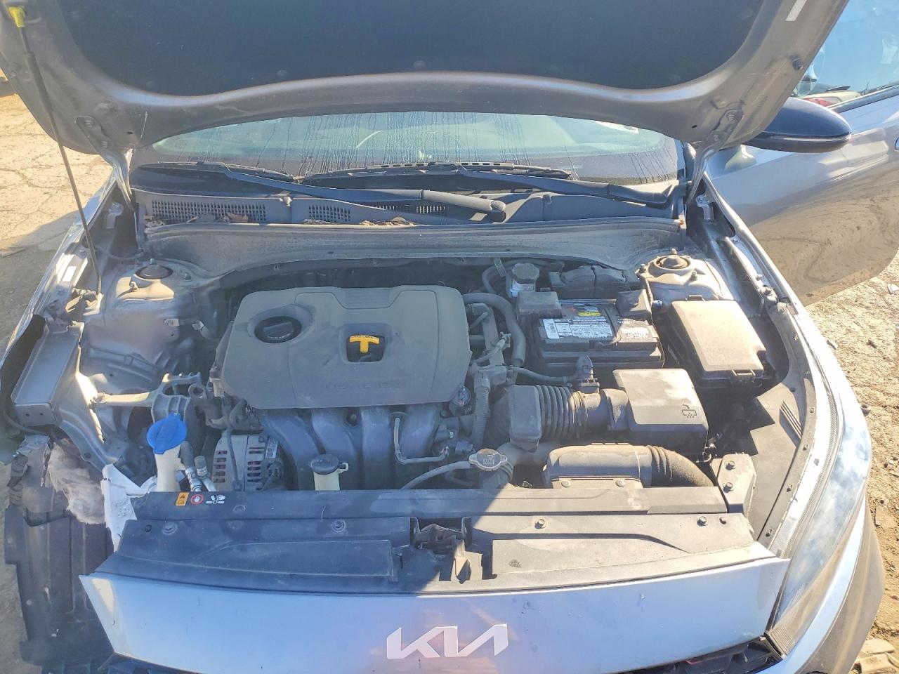2022 Kia Forte Gt Line Gray vin: 3KPF54AD9NE507871