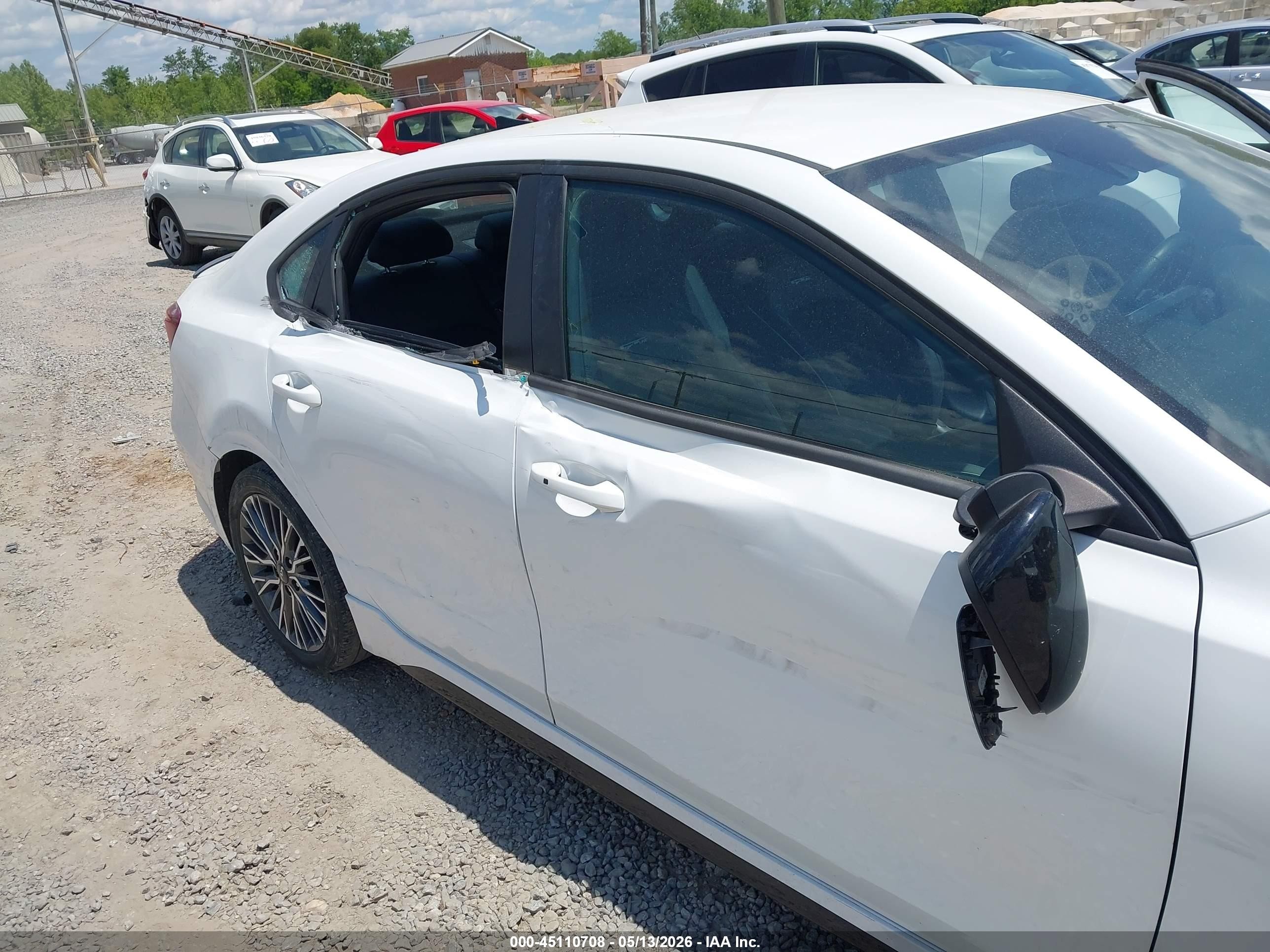 2023 Kia Forte Gt-line White vin: 3KPF54AD9PE532305