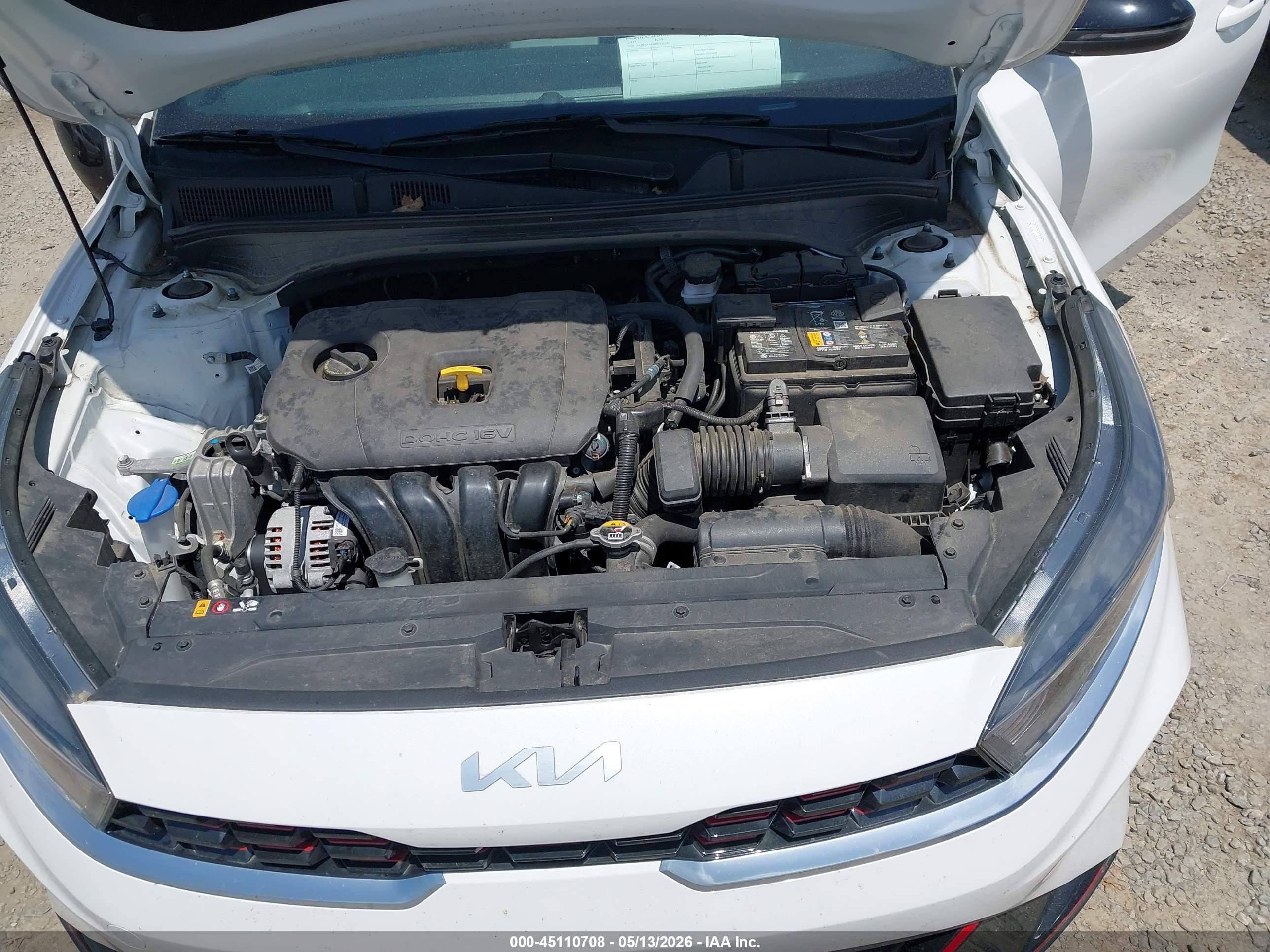 2023 Kia Forte Gt-line White vin: 3KPF54AD9PE532305