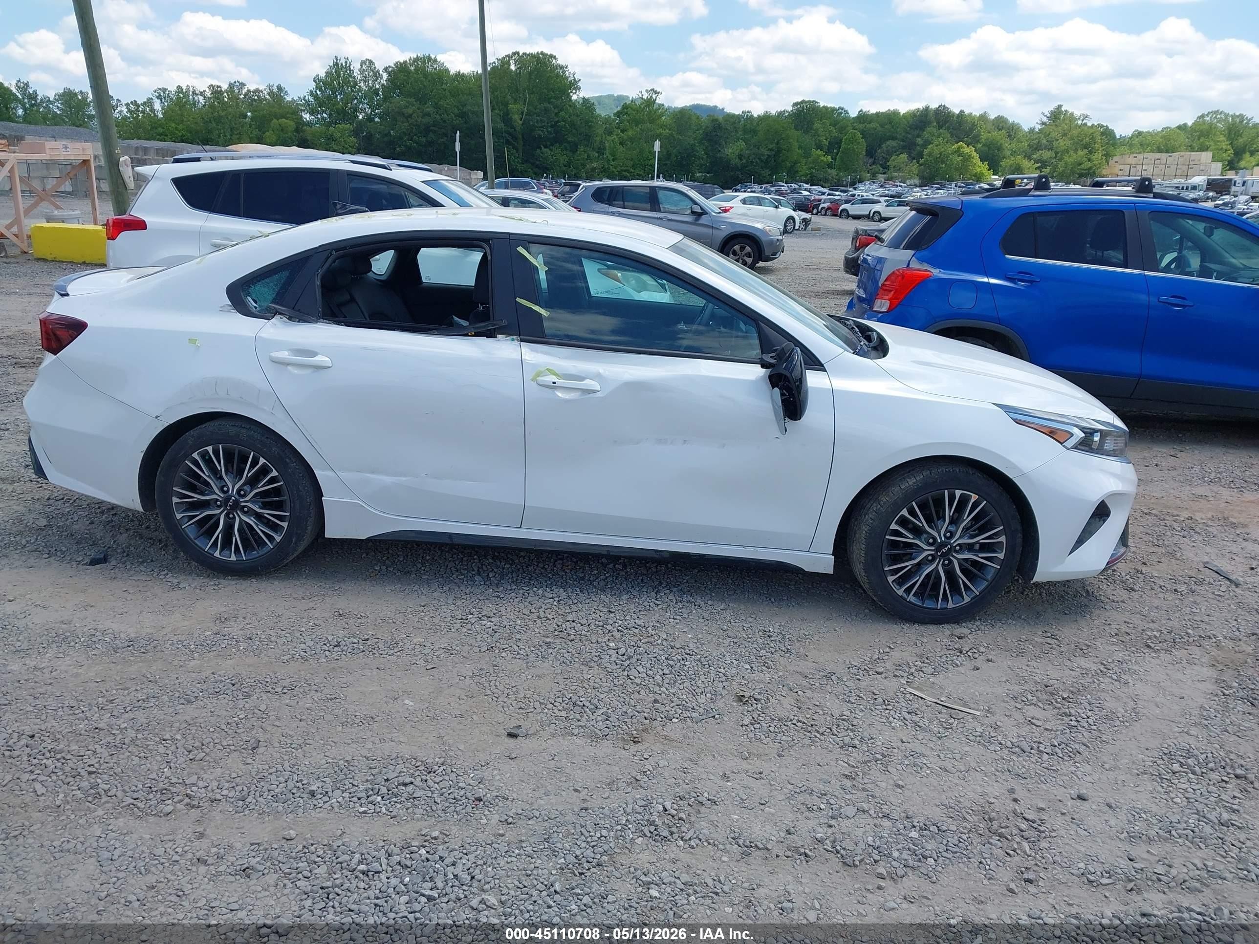 2023 Kia Forte Gt-line White vin: 3KPF54AD9PE532305