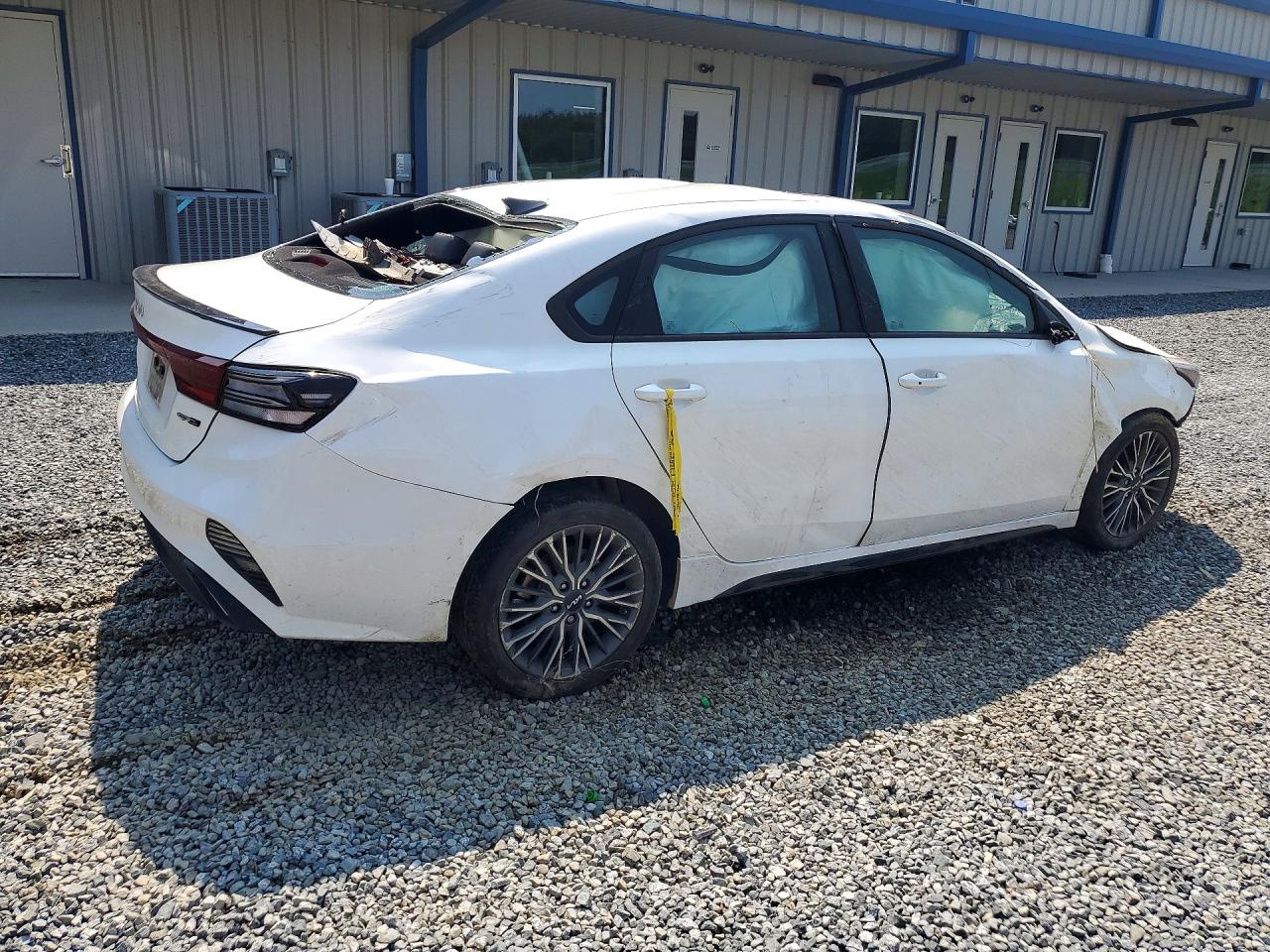 2023 Kia Forte Gt Line White vin: 3KPF54ADXPE544754
