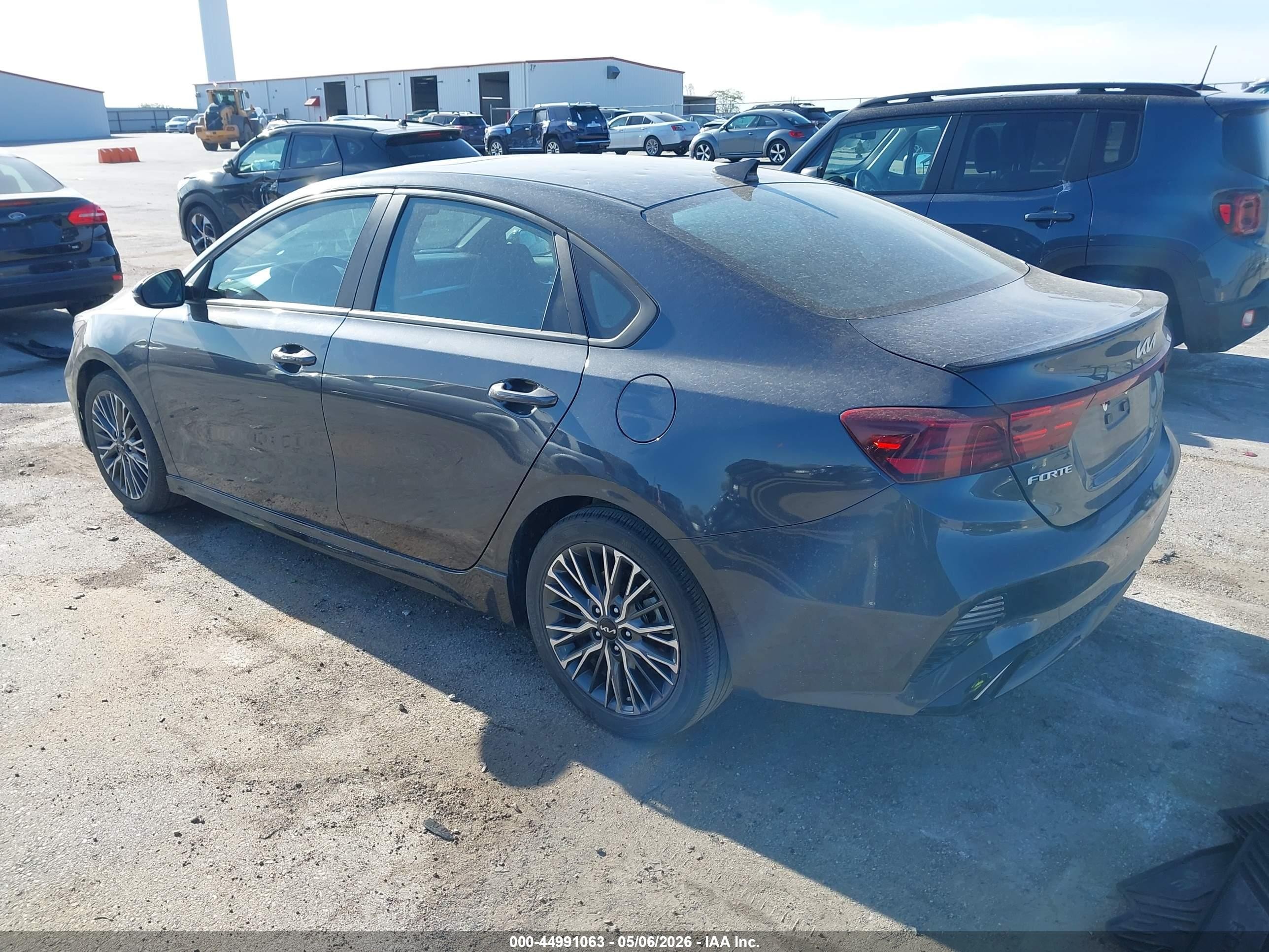 2023 Kia Forte Gt-line Gray vin: 3KPF54ADXPE598135
