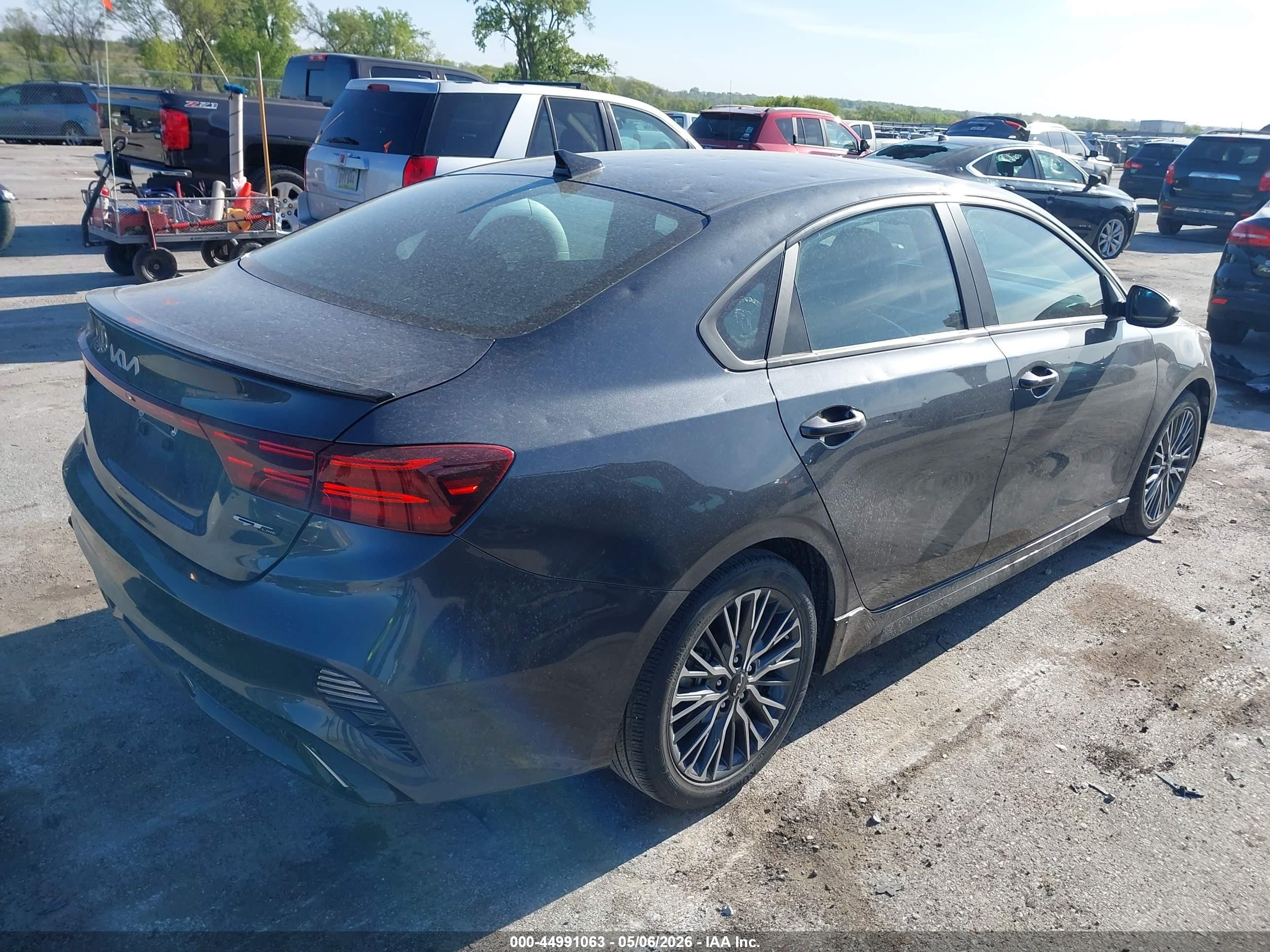 2023 Kia Forte Gt-line Gray vin: 3KPF54ADXPE598135