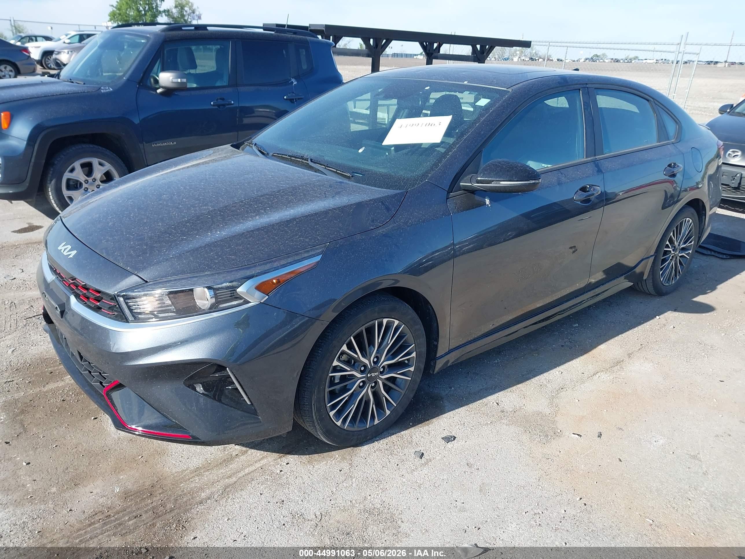 2023 Kia Forte Gt-line Gray vin: 3KPF54ADXPE598135