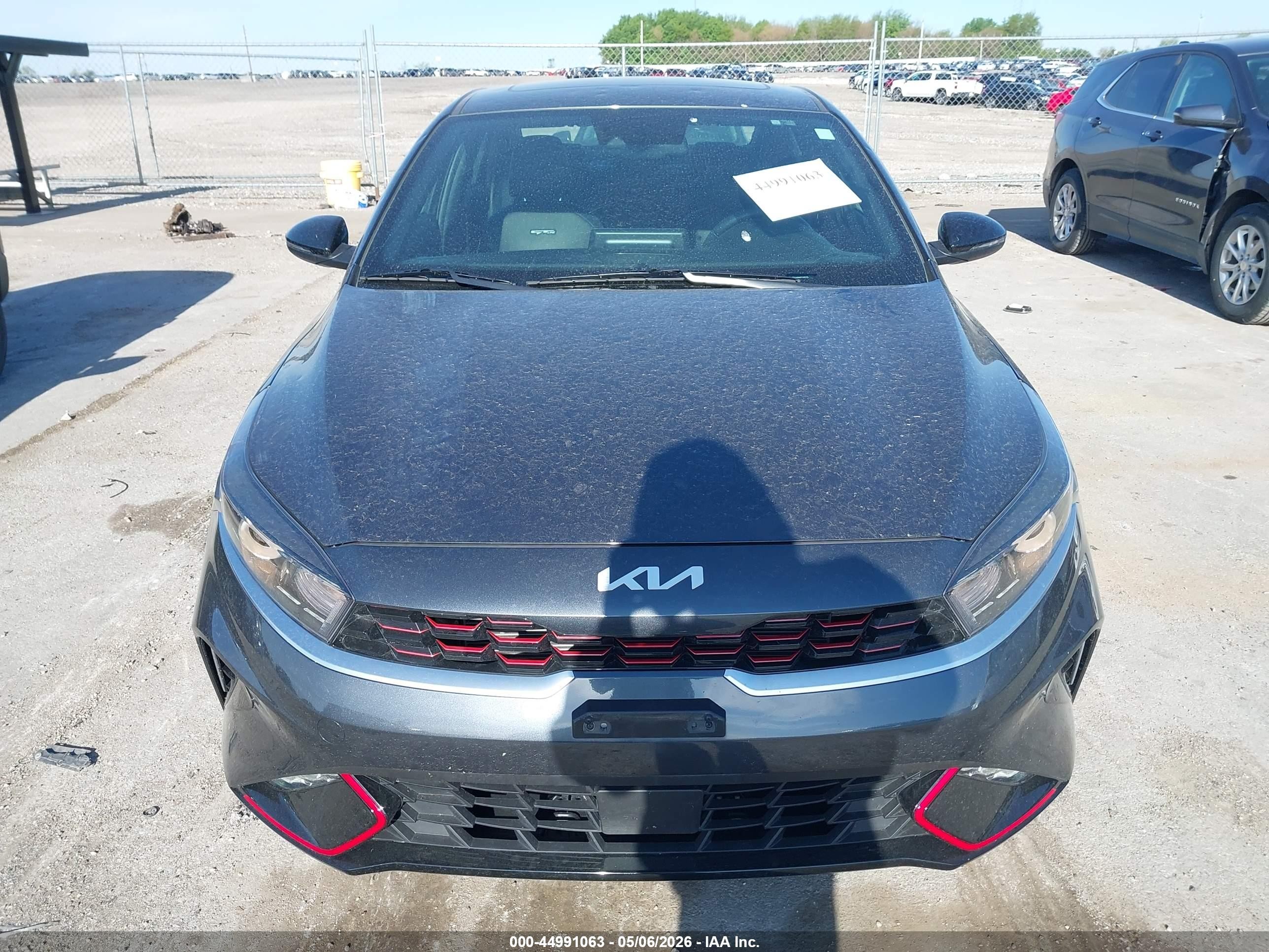 2023 Kia Forte Gt-line Gray vin: 3KPF54ADXPE598135