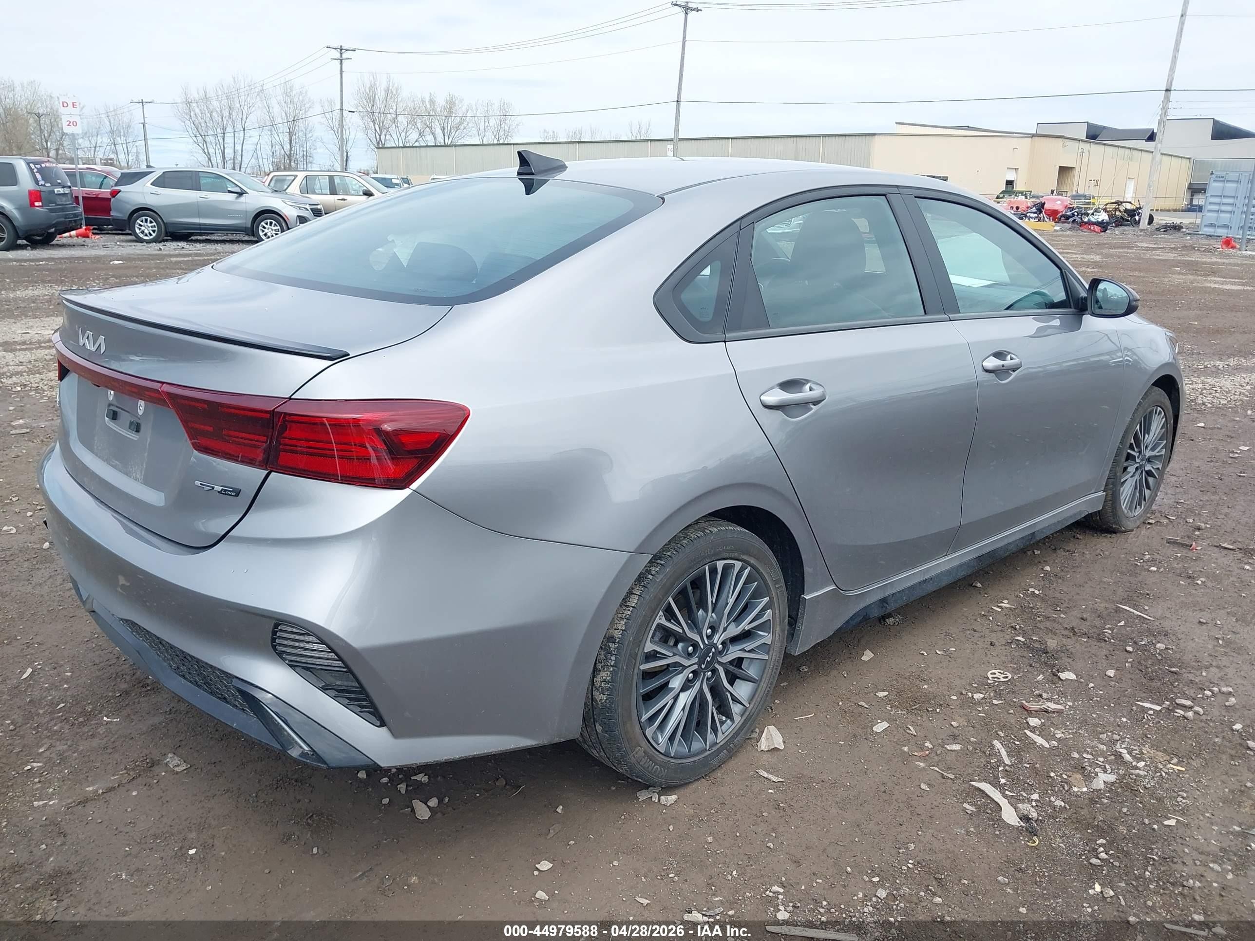 2023 Kia Forte Gt-line Gray vin: 3KPF54ADXPE683931