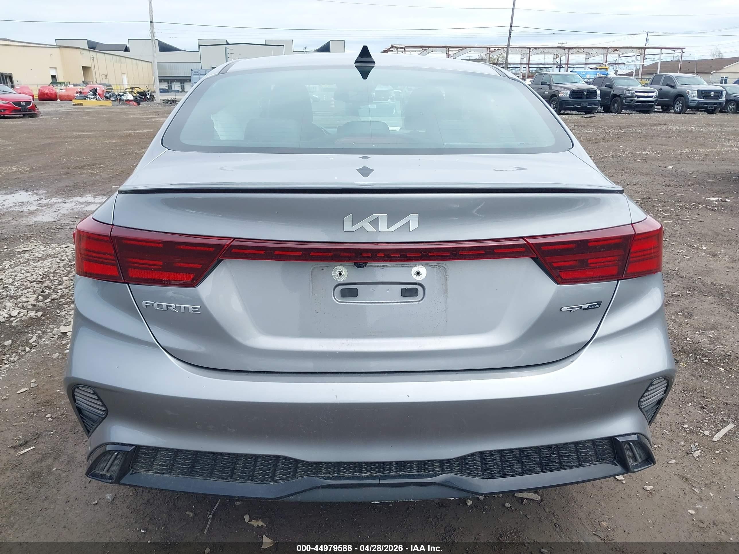 2023 Kia Forte Gt-line Gray vin: 3KPF54ADXPE683931