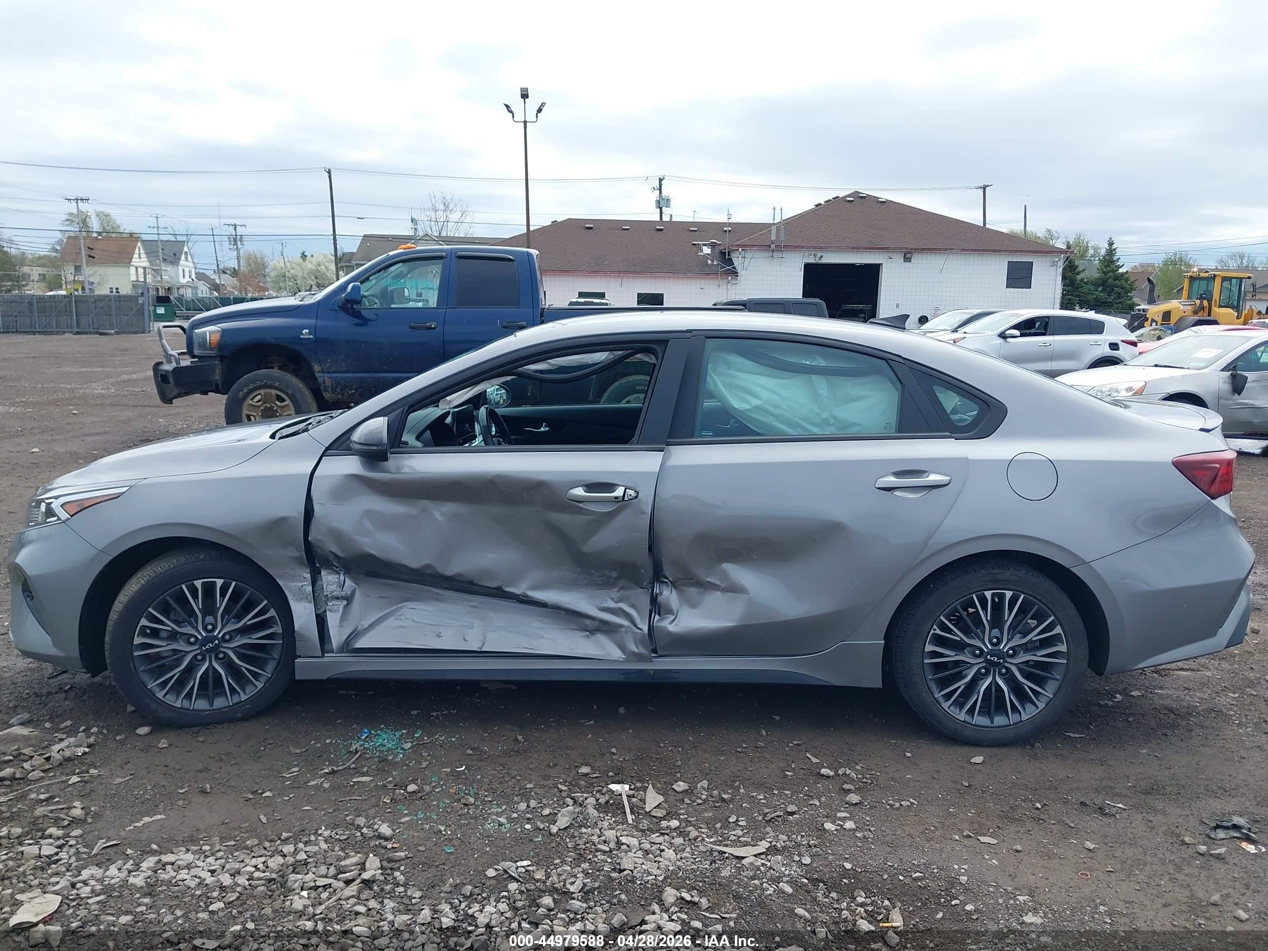 2023 Kia Forte Gt-line Gray vin: 3KPF54ADXPE683931