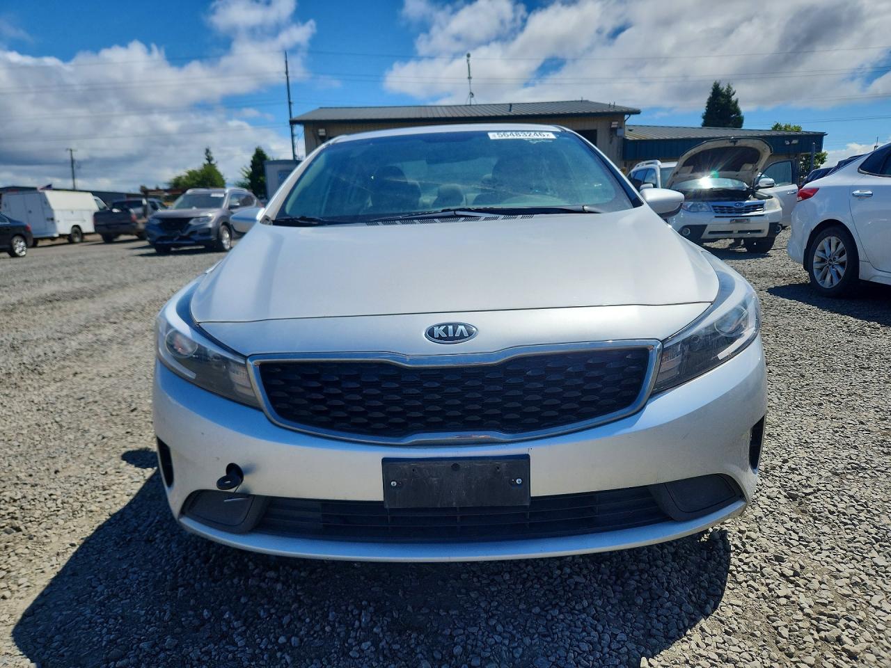 2017 Kia Forte Lx Gray vin: 3KPFK4A70HE090213