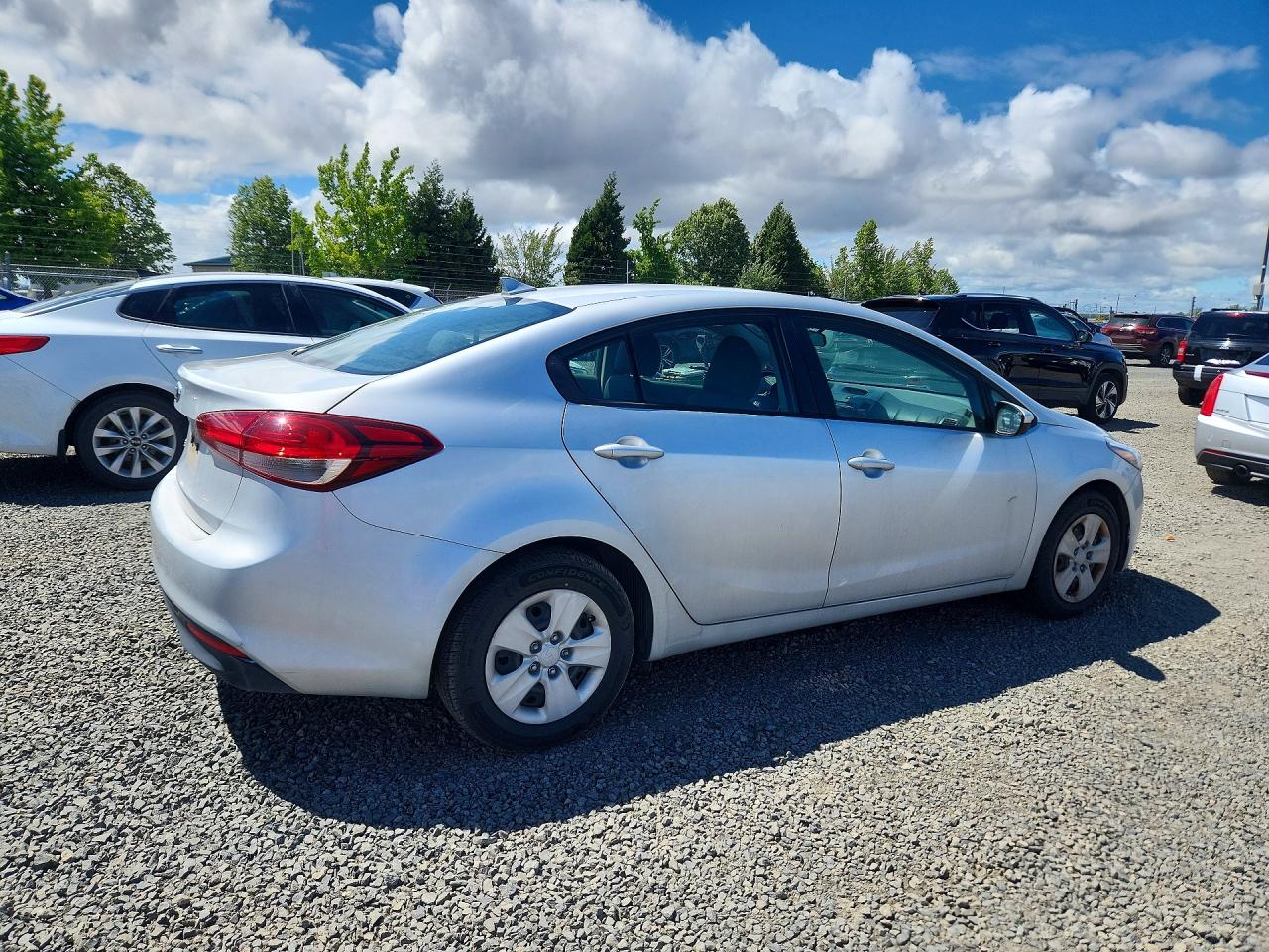 2017 Kia Forte Lx Gray vin: 3KPFK4A70HE090213