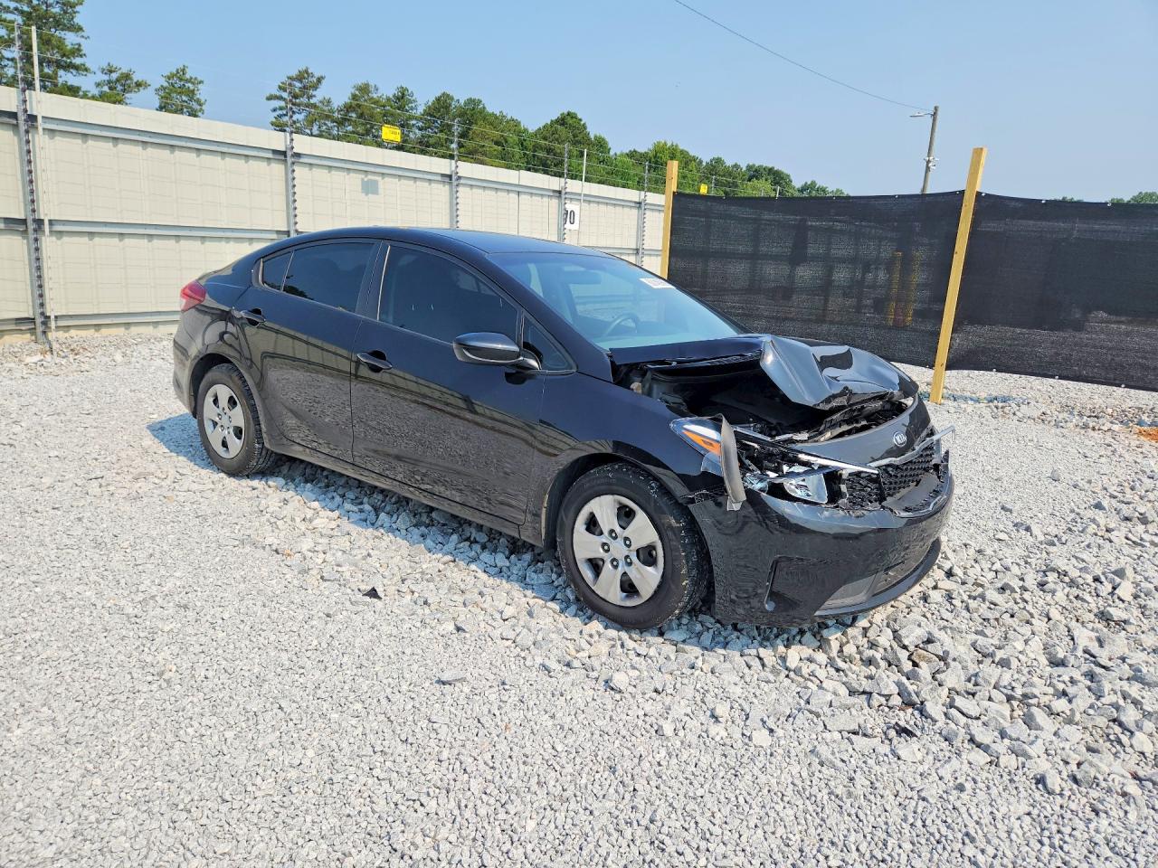 2018 Kia Forte Lx Black vin: 3KPFK4A70JE229701