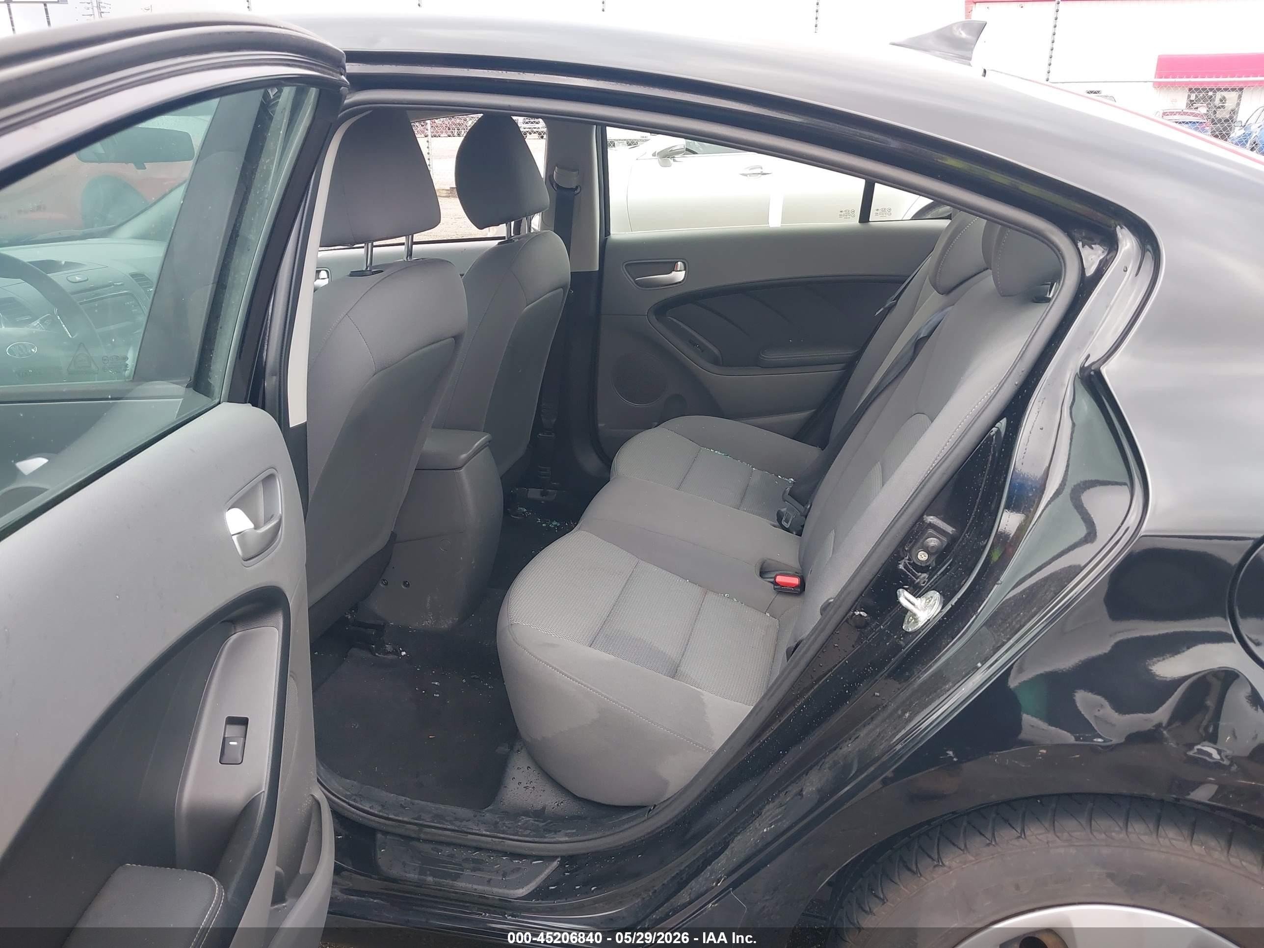 2017 Kia Forte Lx Black vin: 3KPFK4A73HE067847