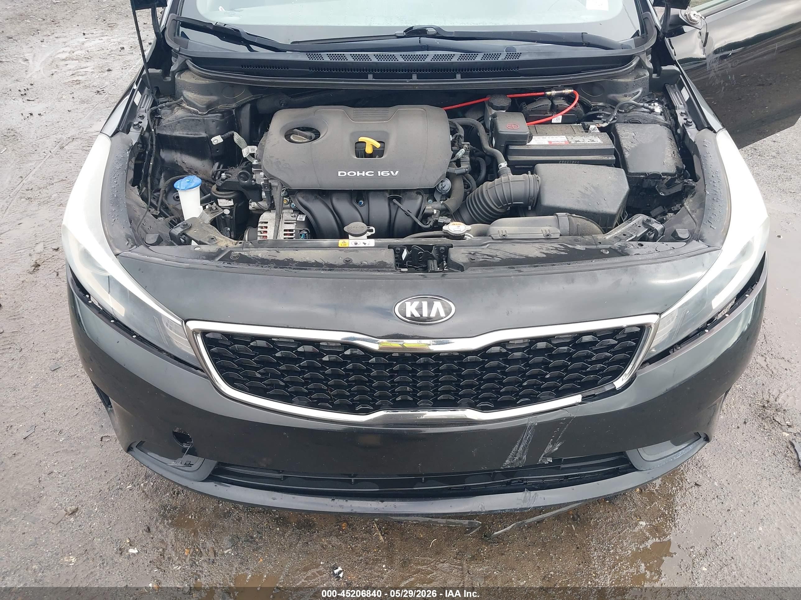 2017 Kia Forte Lx Black vin: 3KPFK4A73HE067847