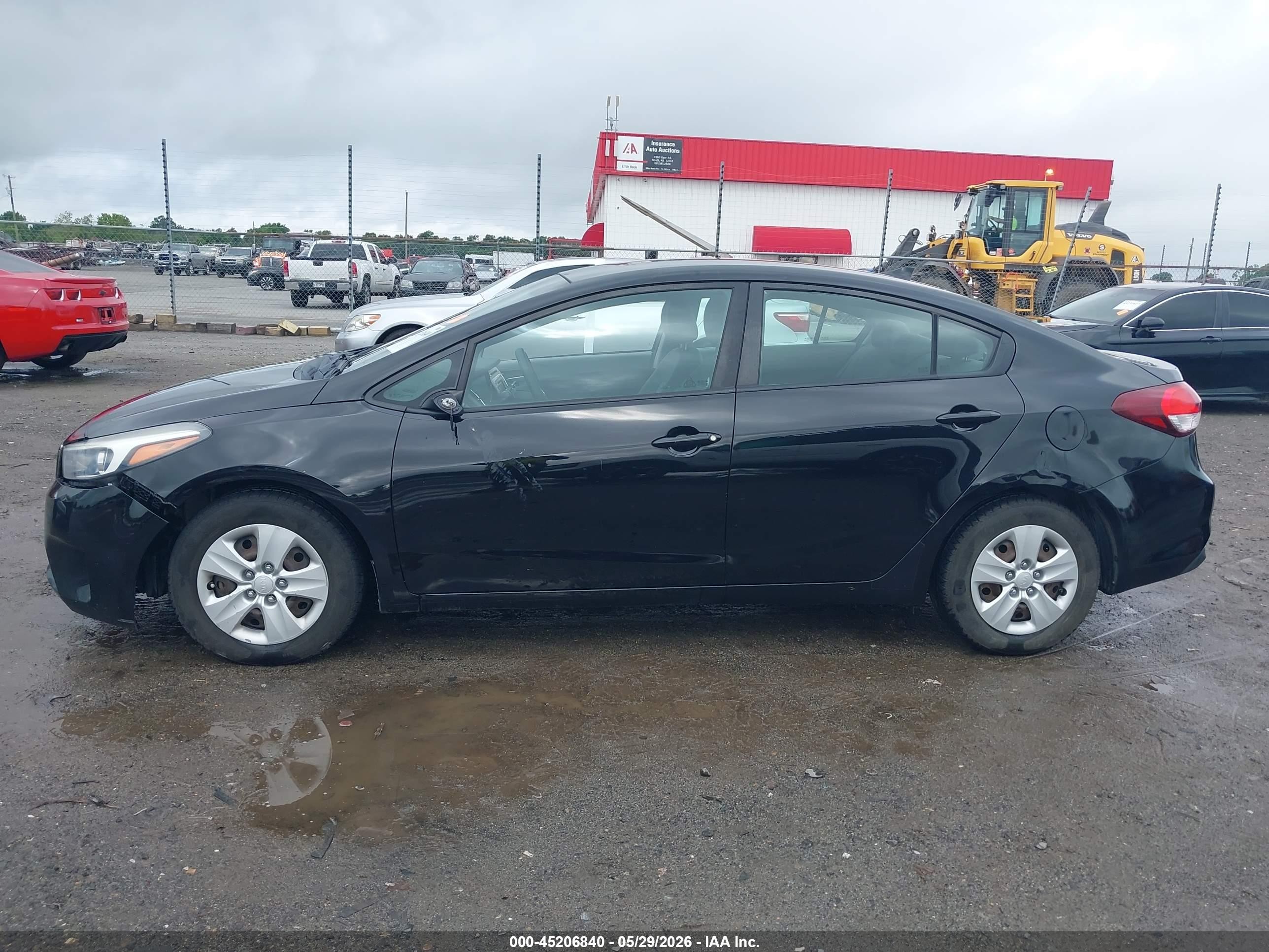 2017 Kia Forte Lx Black vin: 3KPFK4A73HE067847