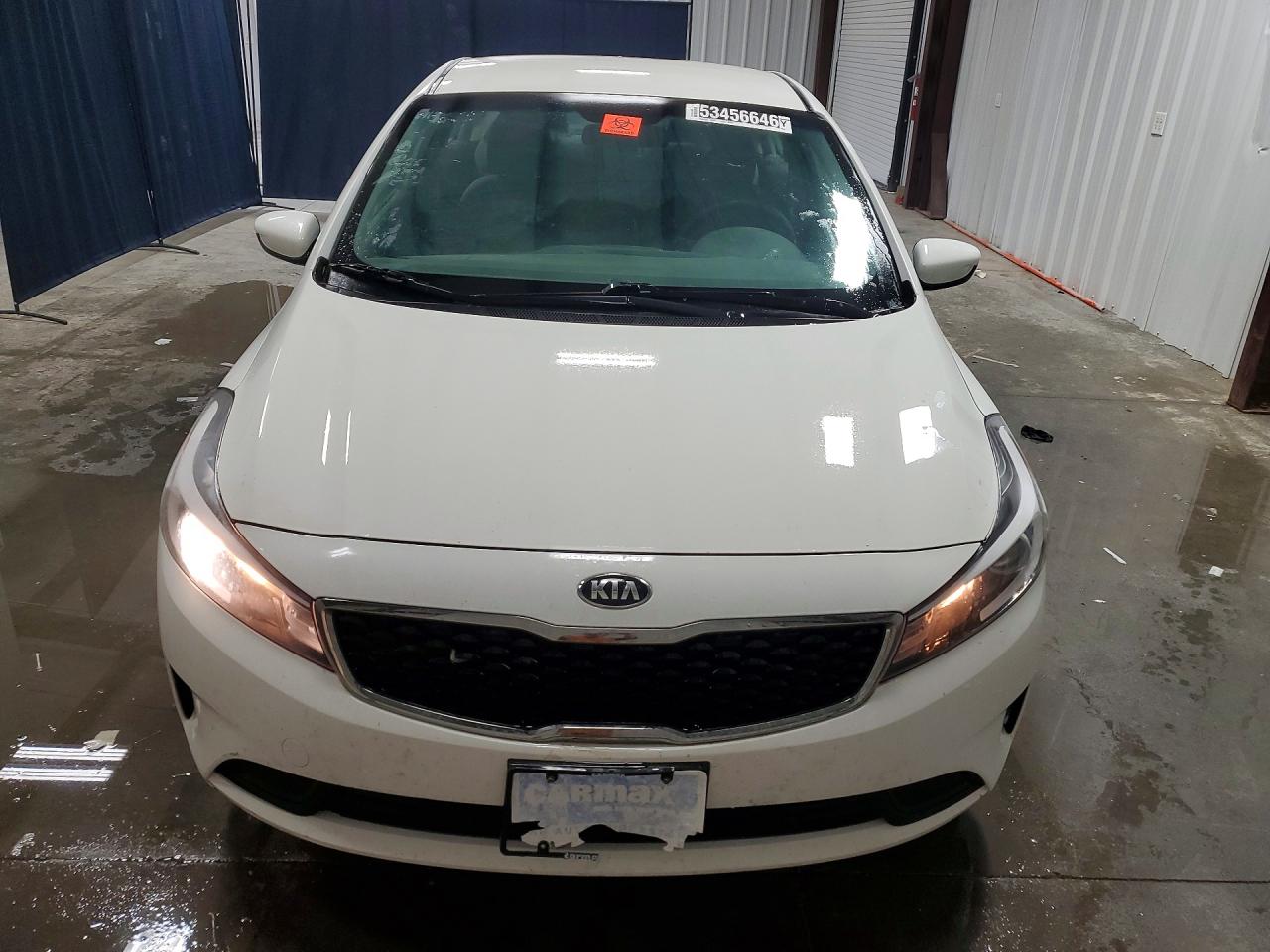 2017 Kia Forte Lx White vin: 3KPFK4A76HE046992