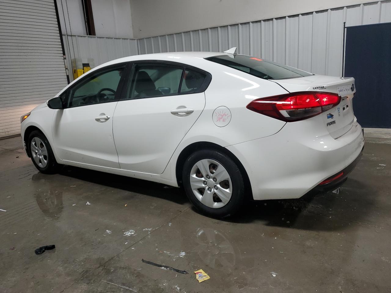 2017 Kia Forte Lx White vin: 3KPFK4A76HE046992 Damage: Left Front Door, Dent(S) W/ Paint Dmg, 2 To 3 Inches