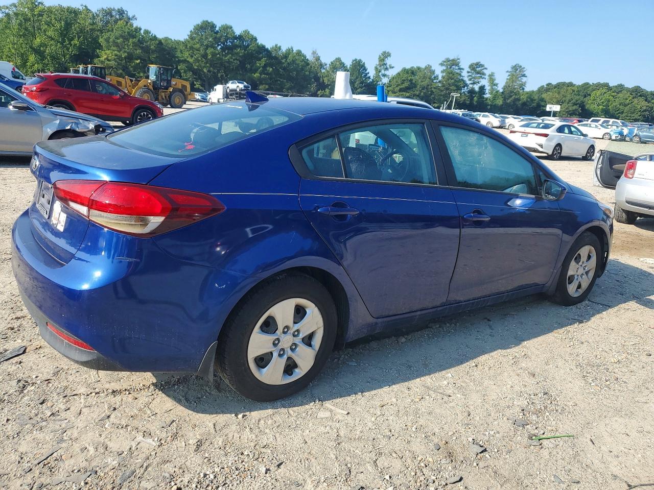 2017 Kia Forte Lx Синий vin: 3KPFK4A76HE156568