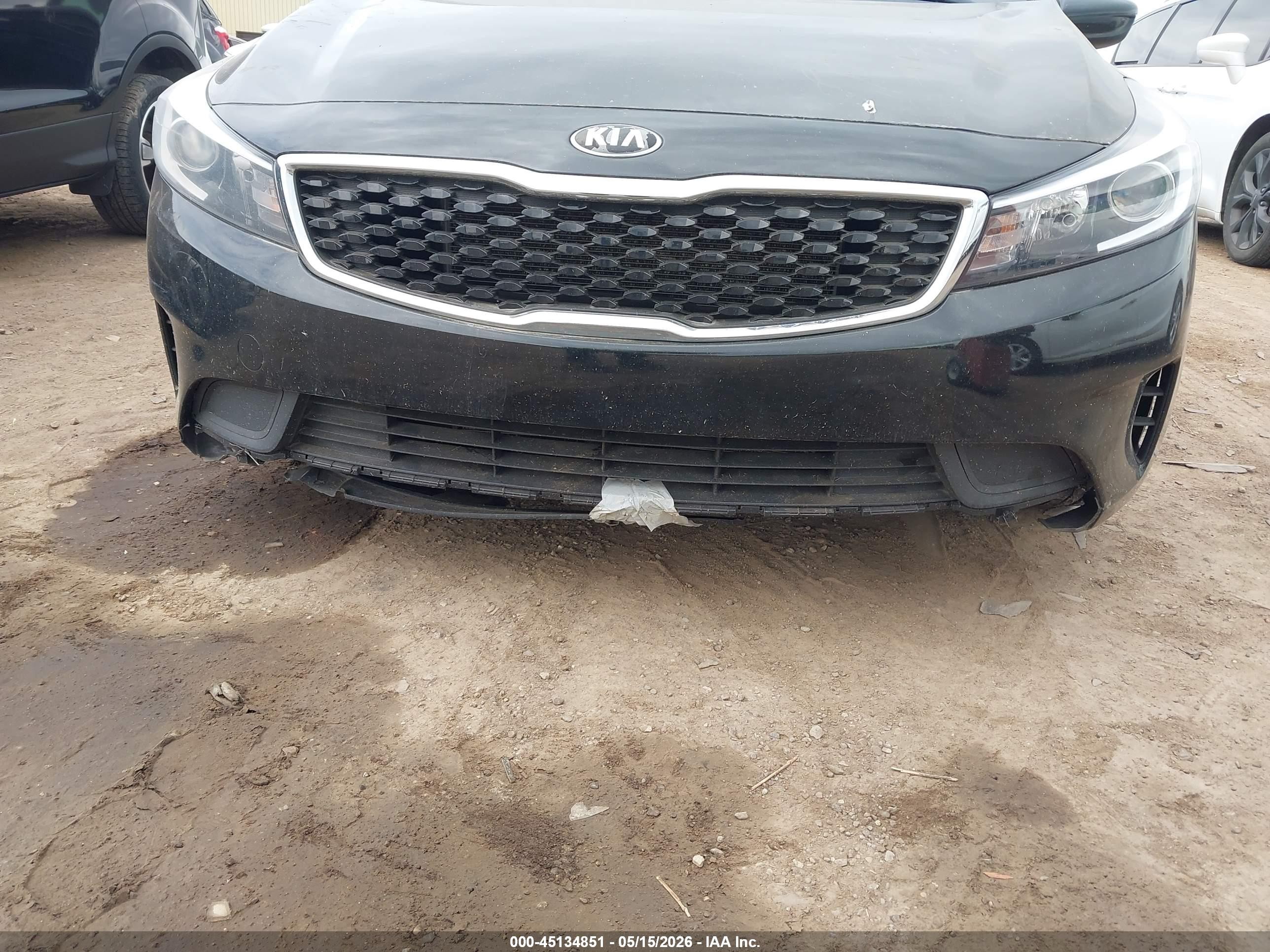2018 Kia Forte Lx Black vin: 3KPFK4A76JE182884