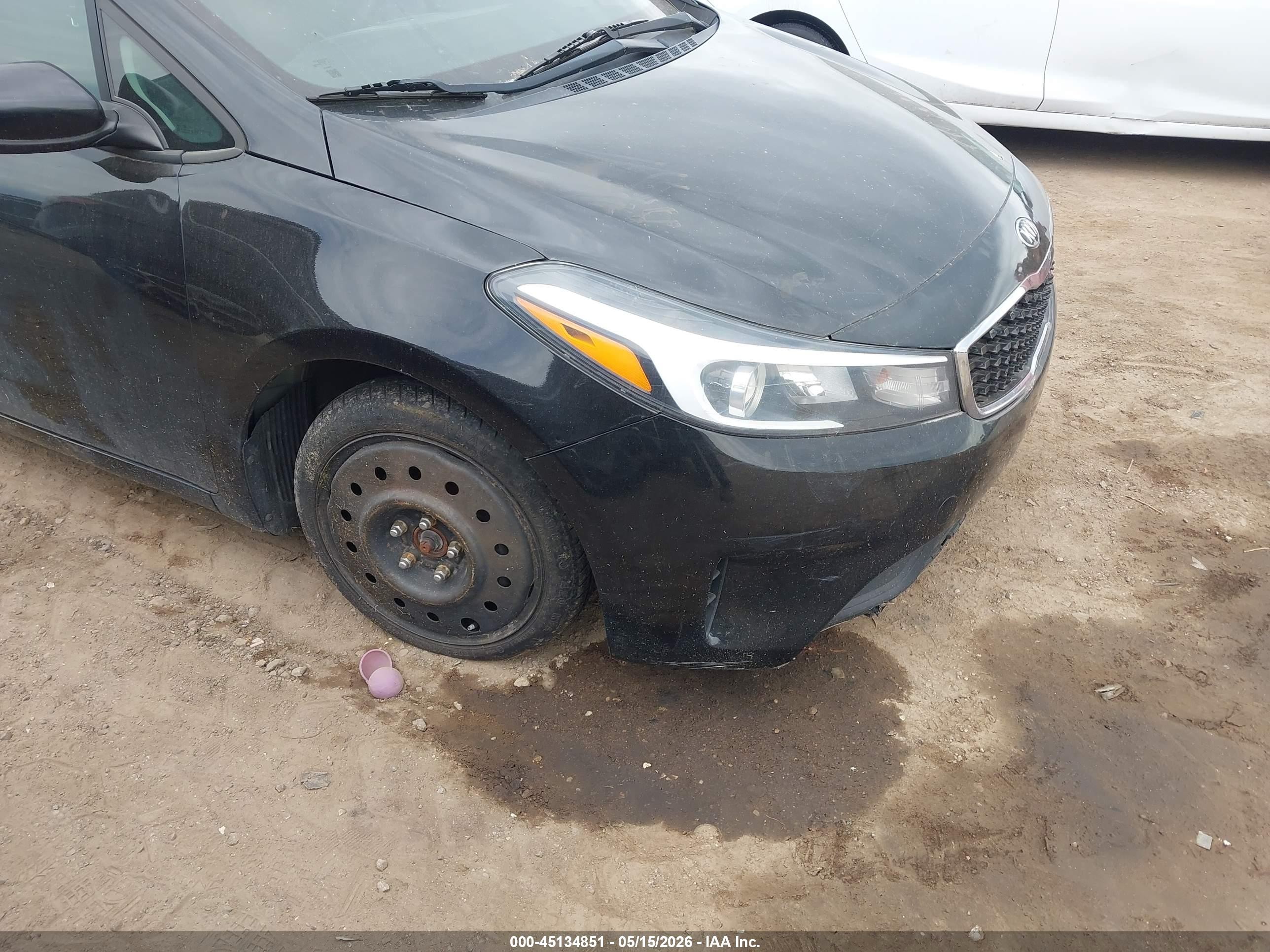 2018 Kia Forte Lx Black vin: 3KPFK4A76JE182884