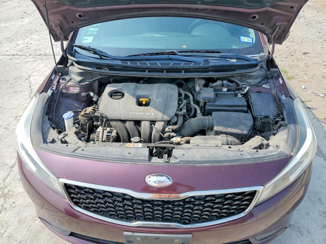 2018 Kia Forte Lx Purple vin: 3KPFK4A76JE228178