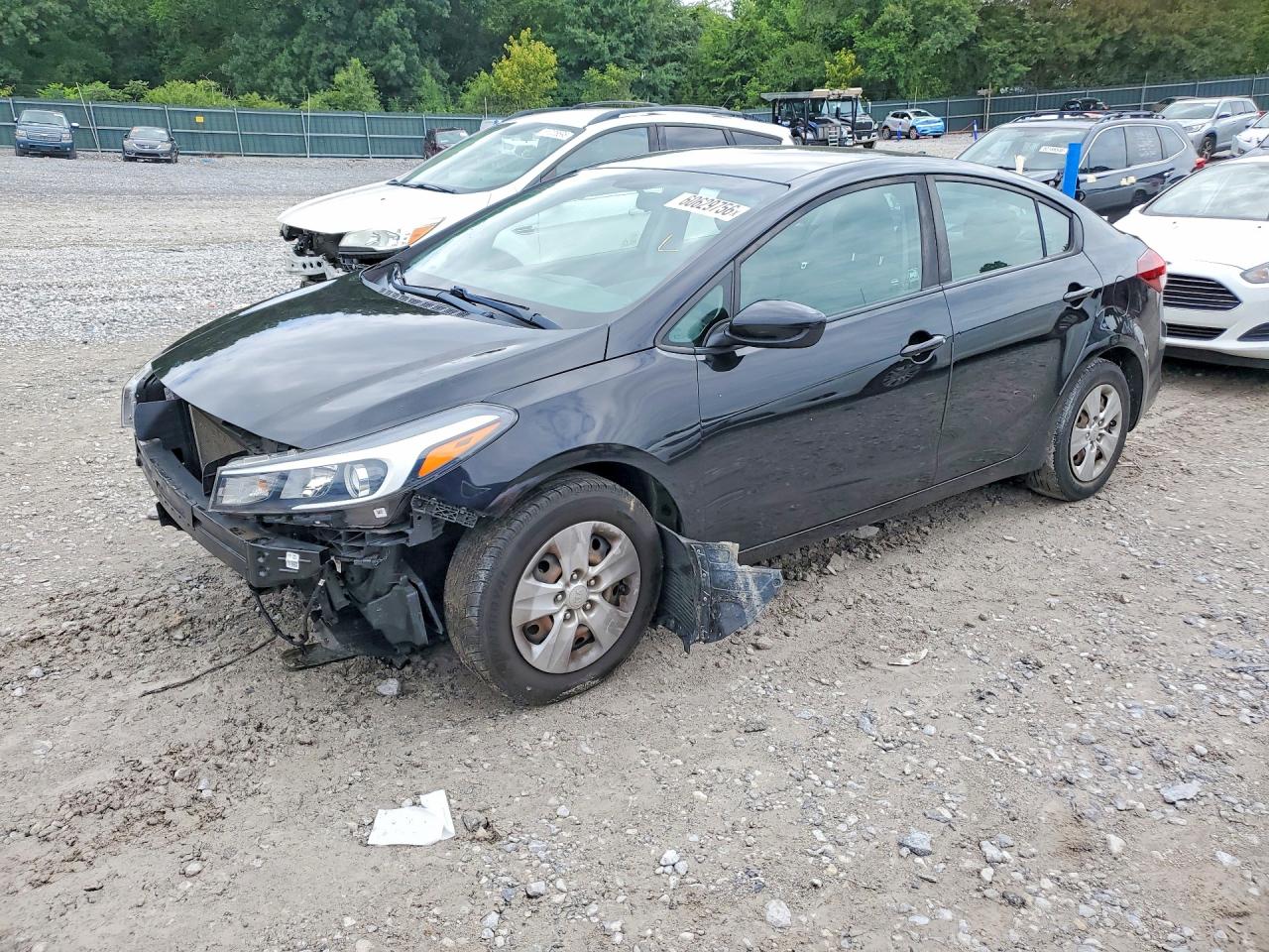 2018 Kia Forte Lx Black vin: 3KPFK4A76JE277042