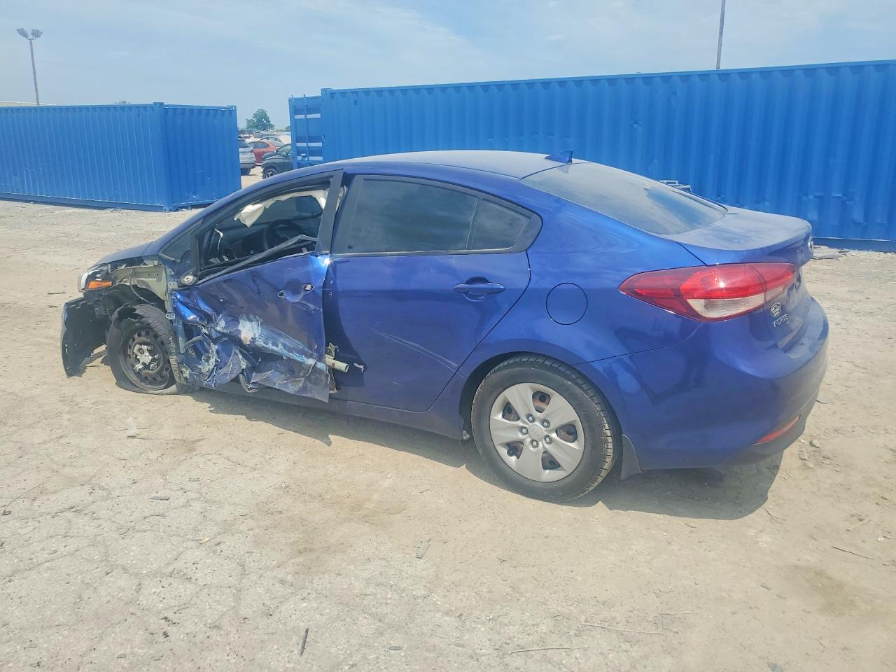 2017 Kia Forte Lx Blue vin: 3KPFK4A77HE142971