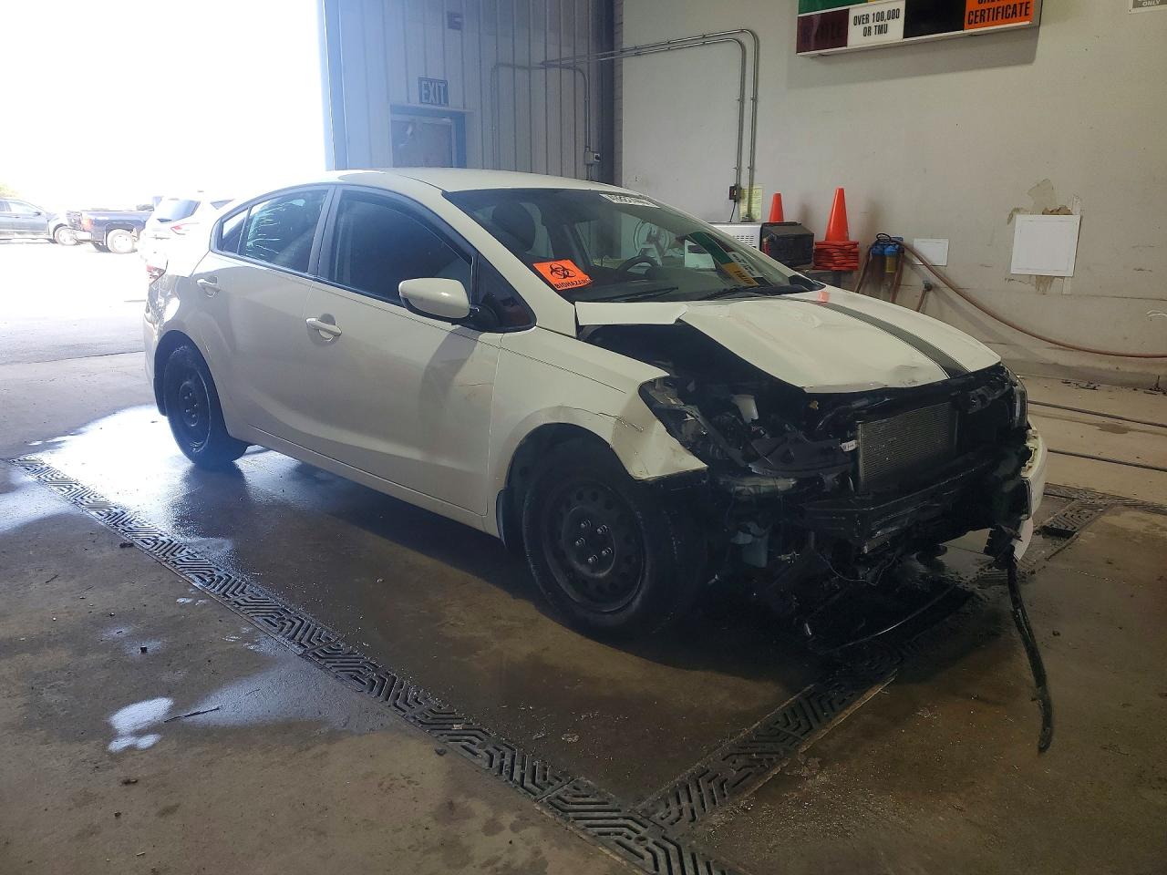 2017 Kia Forte Lx White vin: 3KPFK4A78HE069254