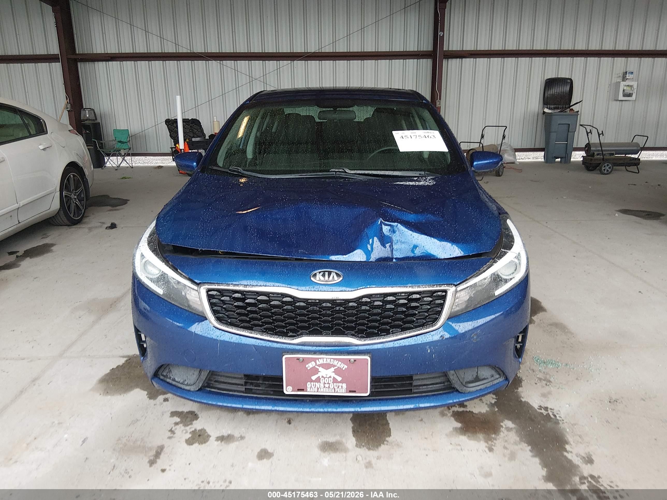 2017 Kia Forte Lx Blue vin: 3KPFK4A78HE146964