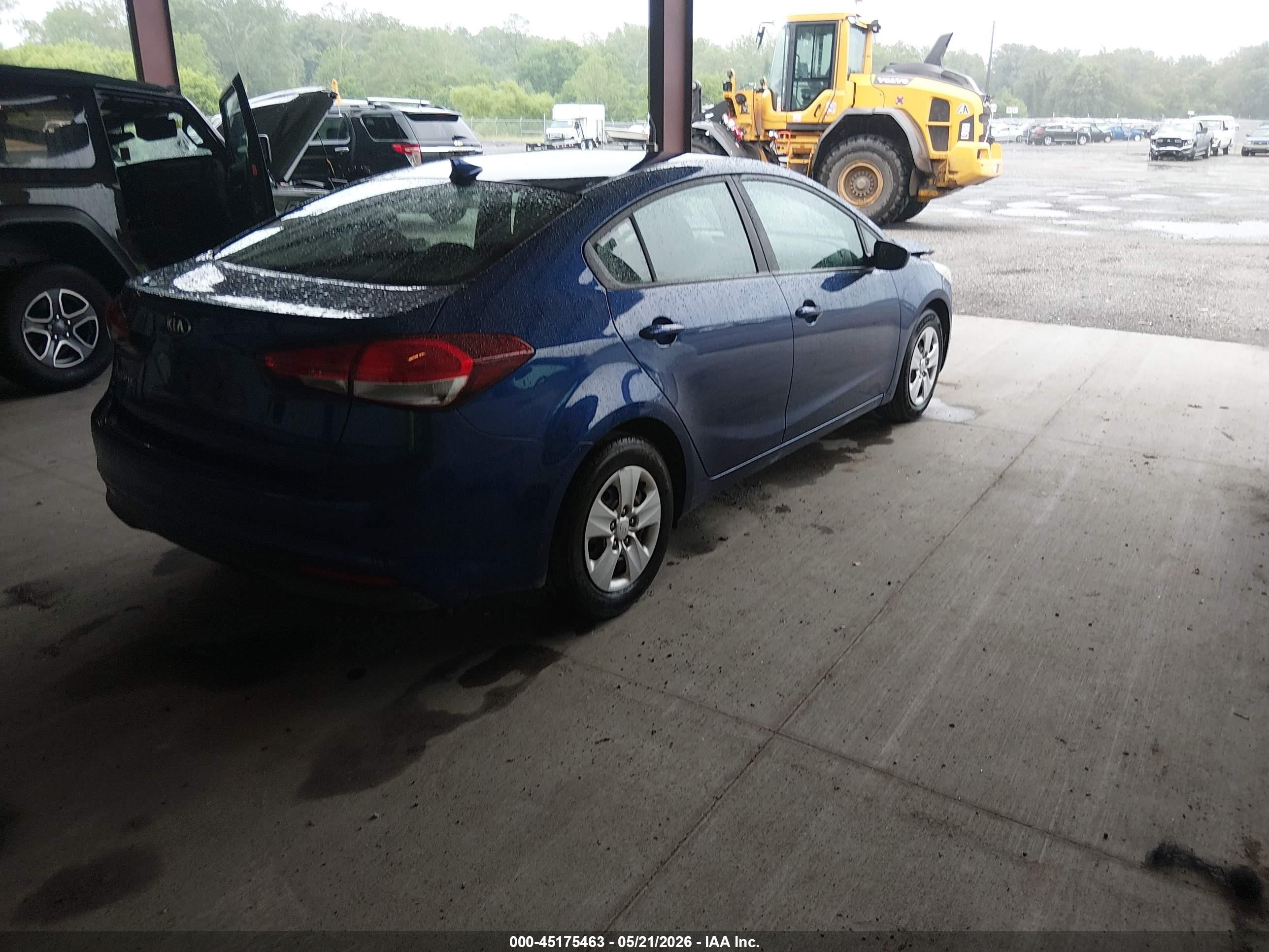 2017 Kia Forte Lx Blue vin: 3KPFK4A78HE146964