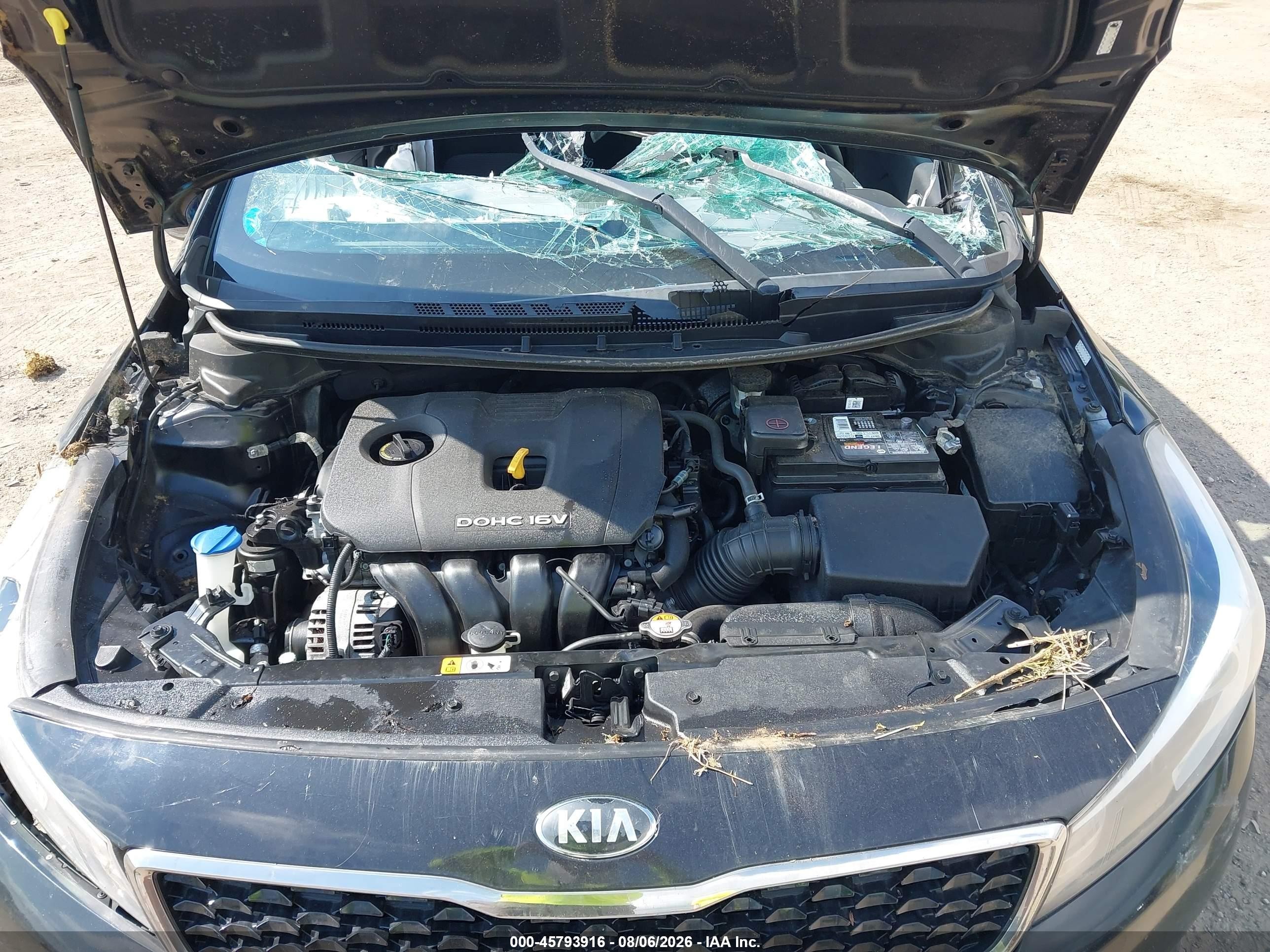 2017 Kia Forte Lx Black vin: 3KPFK4A79HE056514