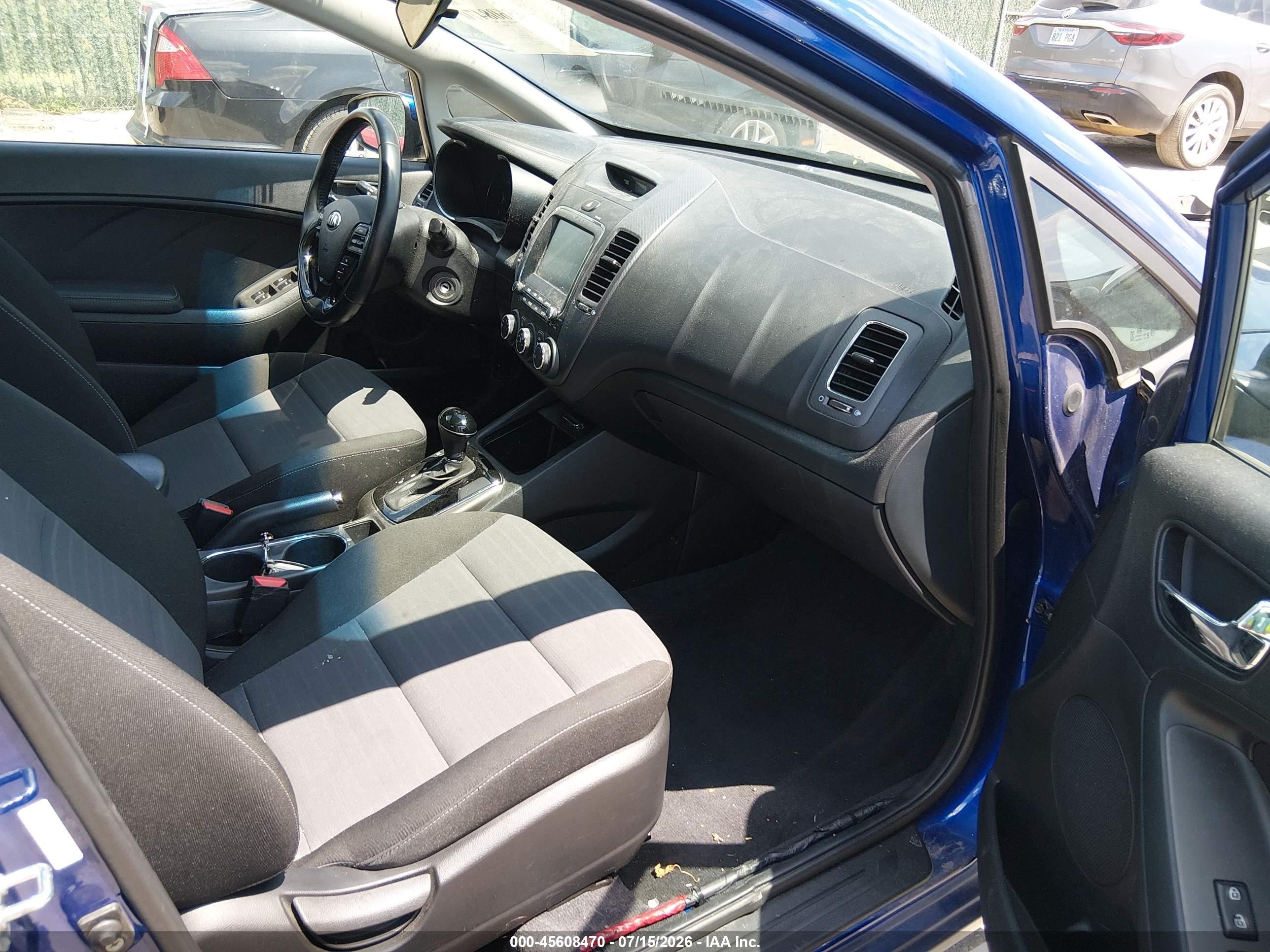 2017 Kia Forte S Blue vin: 3KPFL4A70HE052087