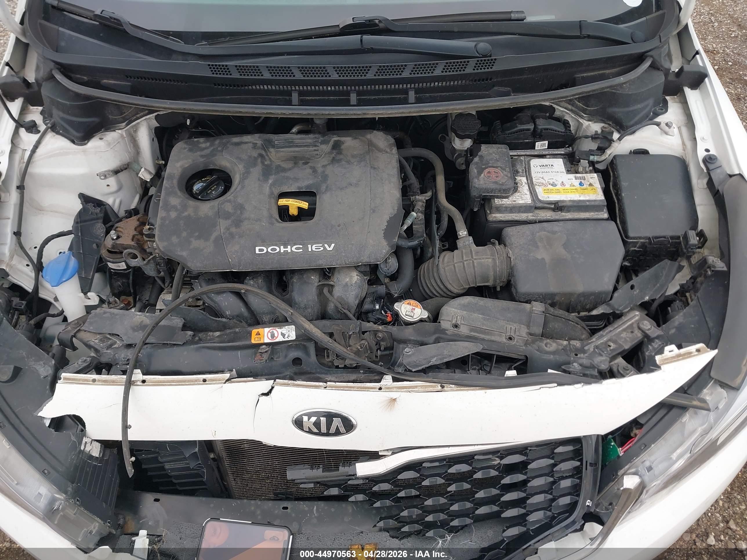 2018 Kia Forte S White vin: 3KPFL4A73JE192138